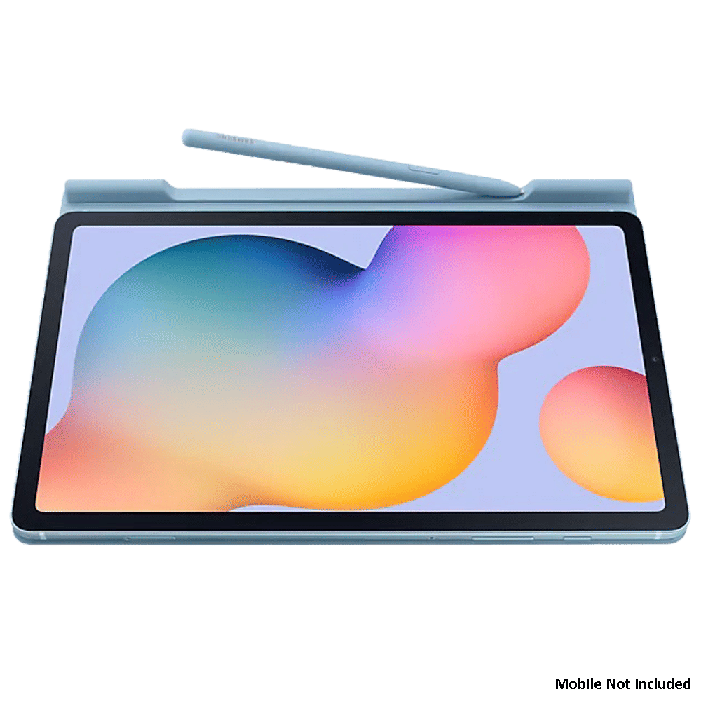 SAMSUNG PC & Polyurethane Smart Folio Case for SAMSUNG Galaxy Tab S6 Lite (Compartment for S Pen, Blue)_6