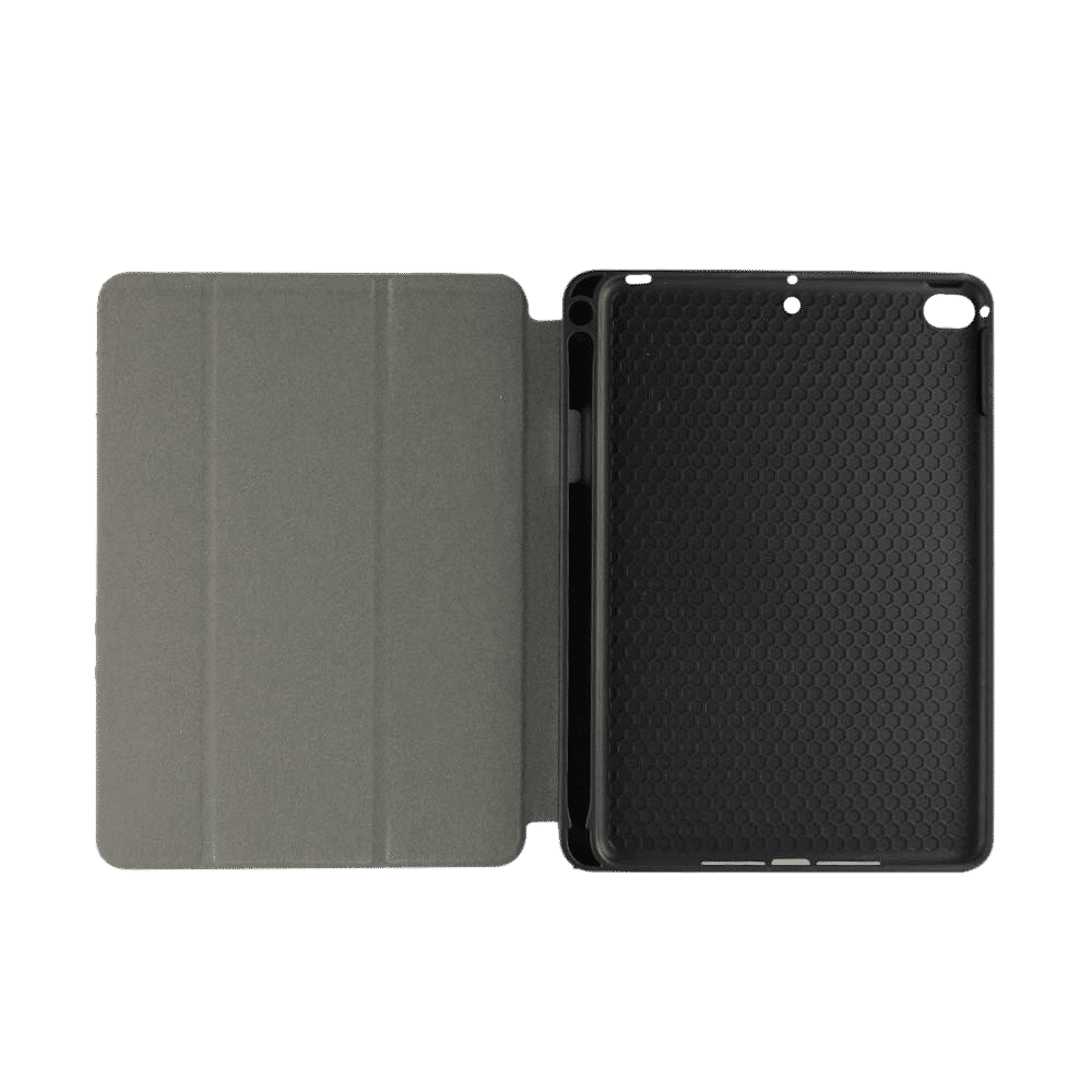 neopack Trifold Smart Delta Polyurethane Flip Cover for Apple iPad Mini 5 7.9 Inch (Magnetic Folding Design, Black)_7