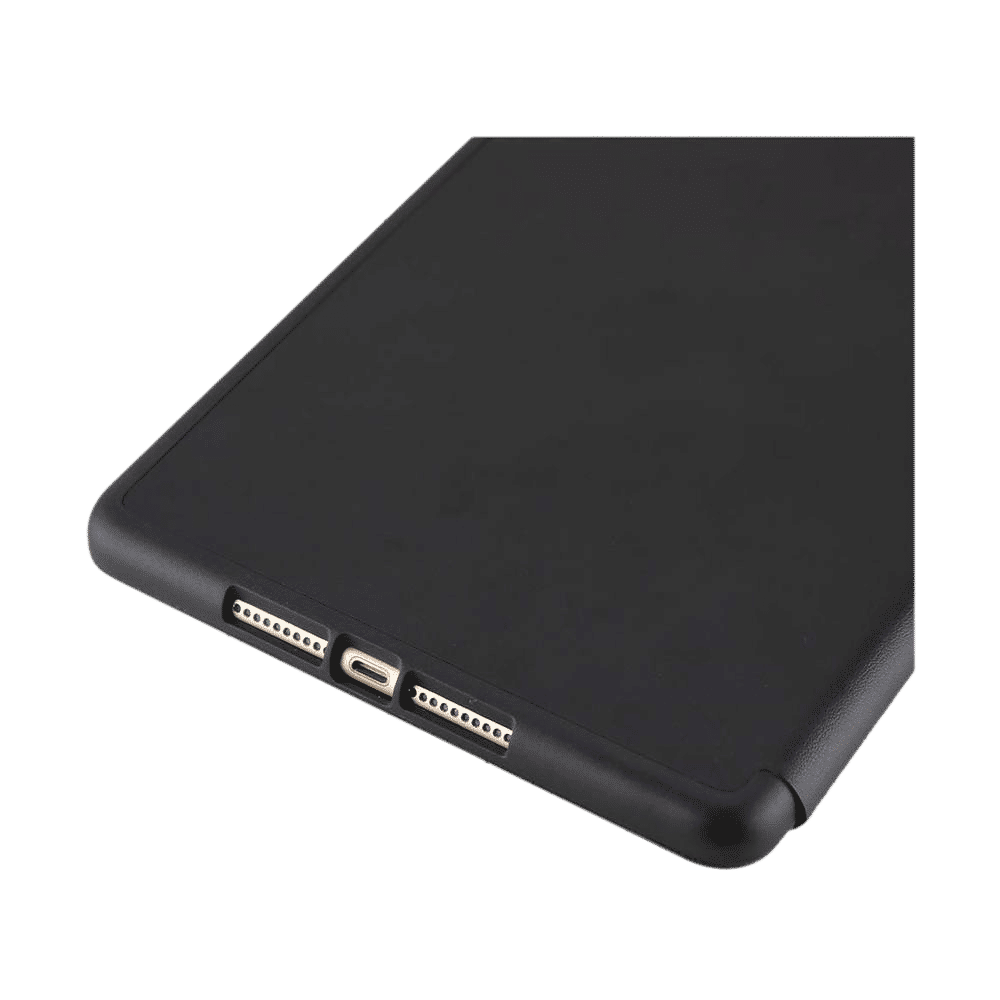 neopack Trifold Smart Delta Polyurethane Flip Cover for Apple iPad Mini 5 7.9 Inch (Magnetic Folding Design, Black)_9