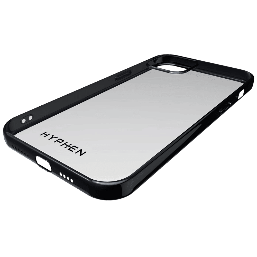 HYPHEN Frame TPU Back Cover for Apple iPhone 12 Pro Max (Compact, Flexible and Slim Design, Black)_9