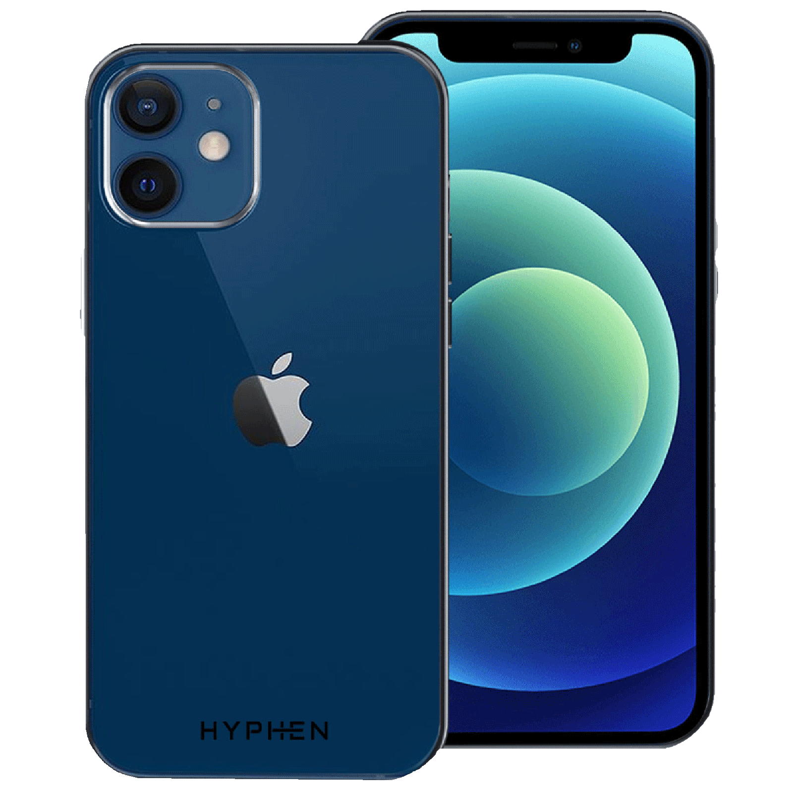 Hyphen AIRE Frame TPU Back Cover for Apple iPhone 12, 12 Pro (Supports Wireless Charging, Silver)_1