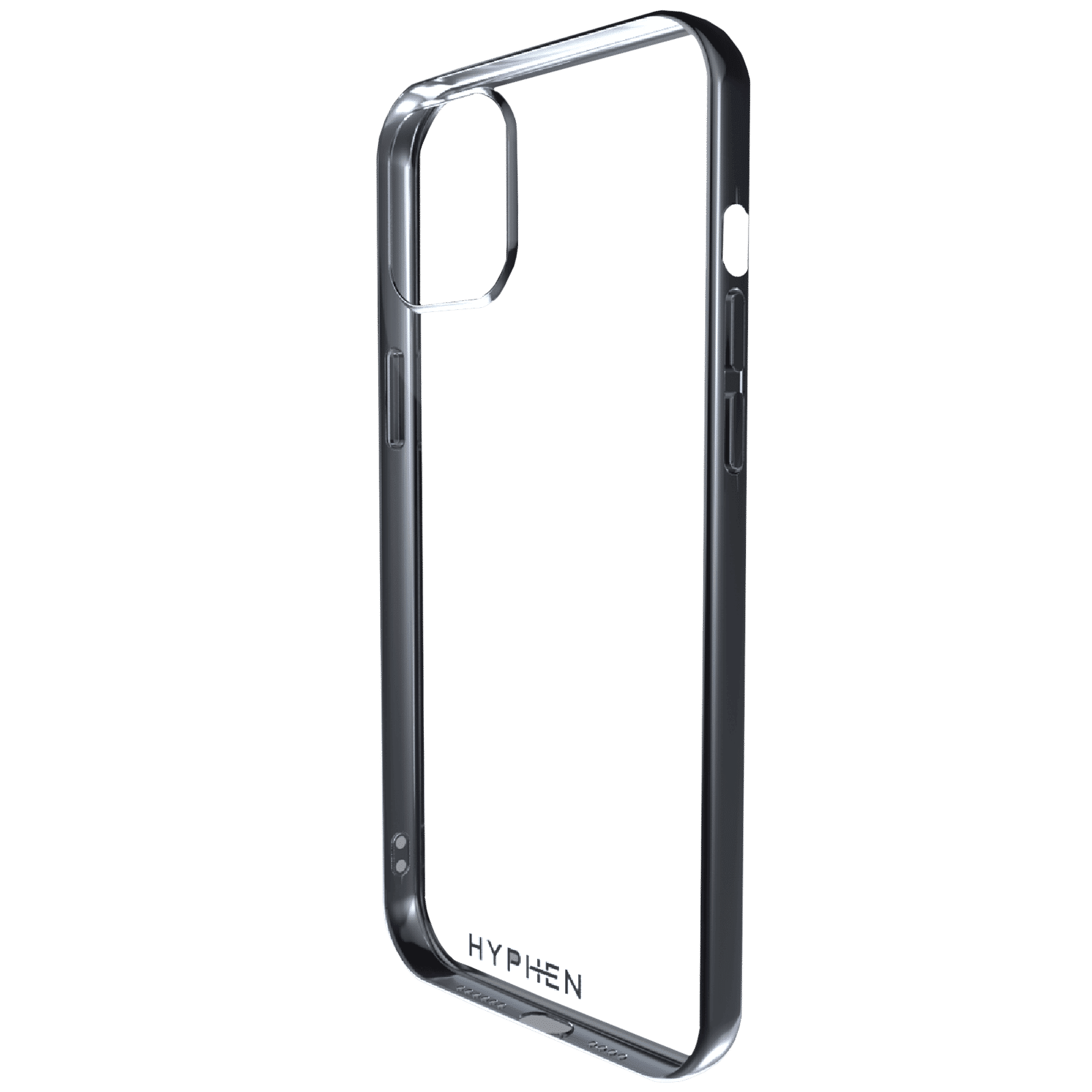 Hyphen AIRE Frame TPU Back Cover for Apple iPhone 12, 12 Pro (Supports Wireless Charging, Silver)_10