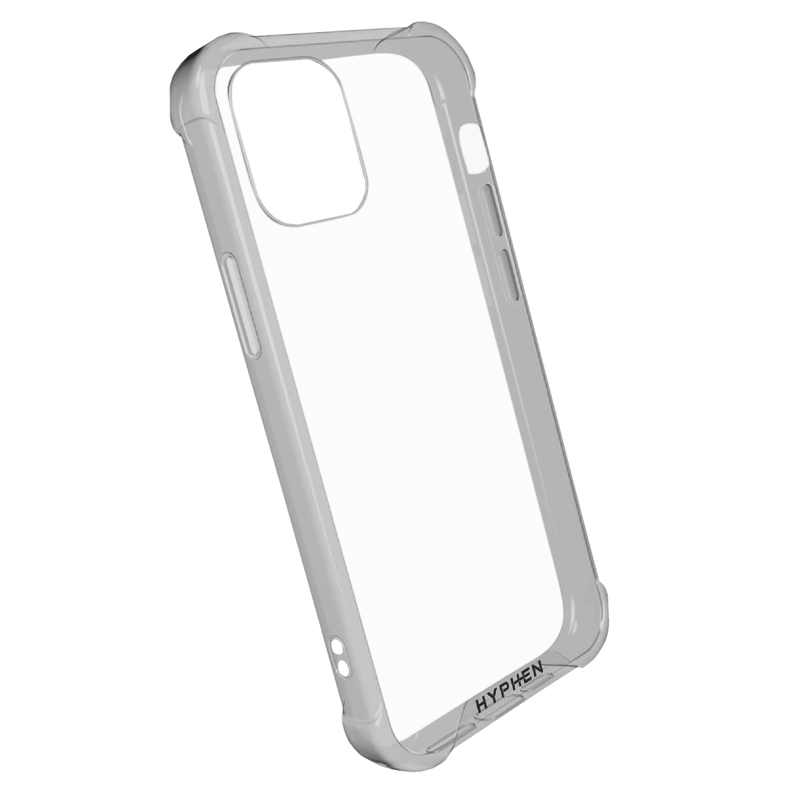 HYPHEN TPU Back Cover for Apple iPhone 12, 12 Pro (Supports Wireless Charging, Clear)_11