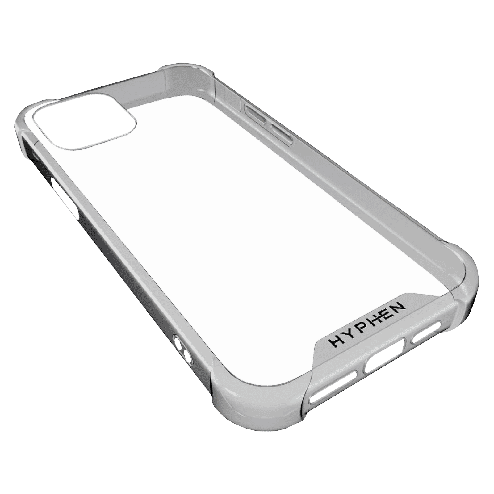 HYPHEN TPU Back Cover for Apple iPhone 12, 12 Pro (Supports Wireless Charging, Clear)_14