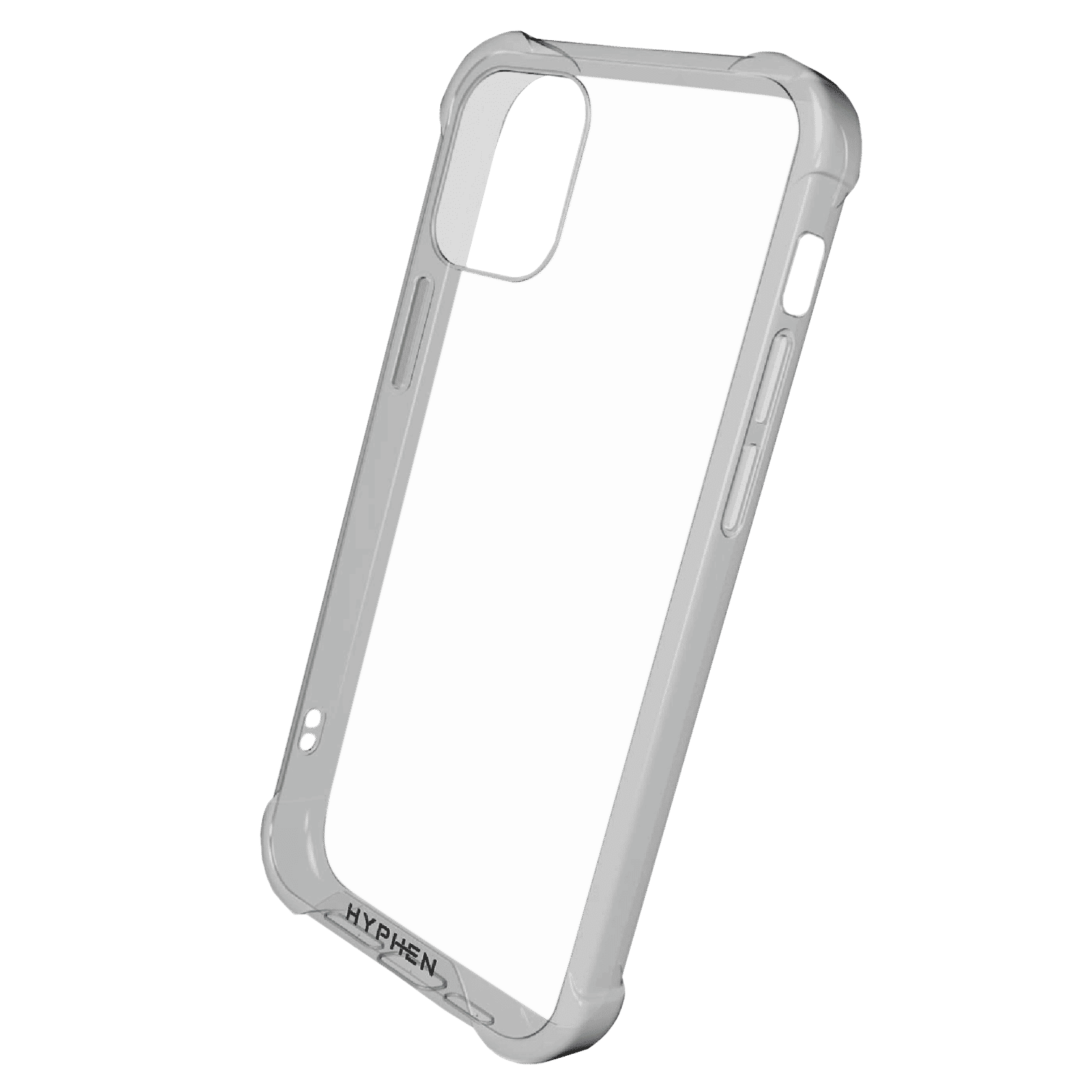 HYPHEN TPU Back Cover for Apple iPhone 12, 12 Pro (Supports Wireless Charging, Clear)_4