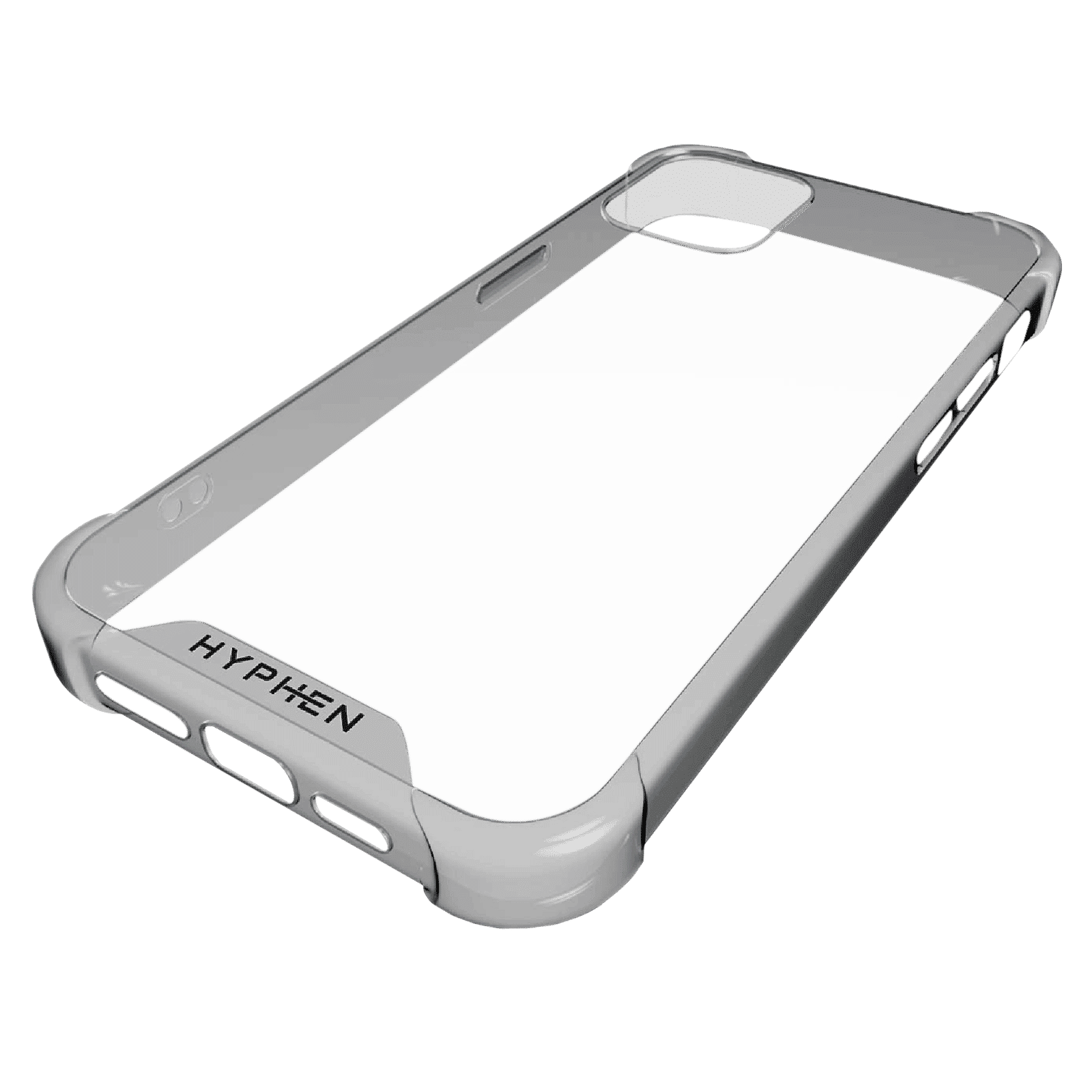 HYPHEN TPU Back Cover for Apple iPhone 12, 12 Pro (Supports Wireless Charging, Clear)_5