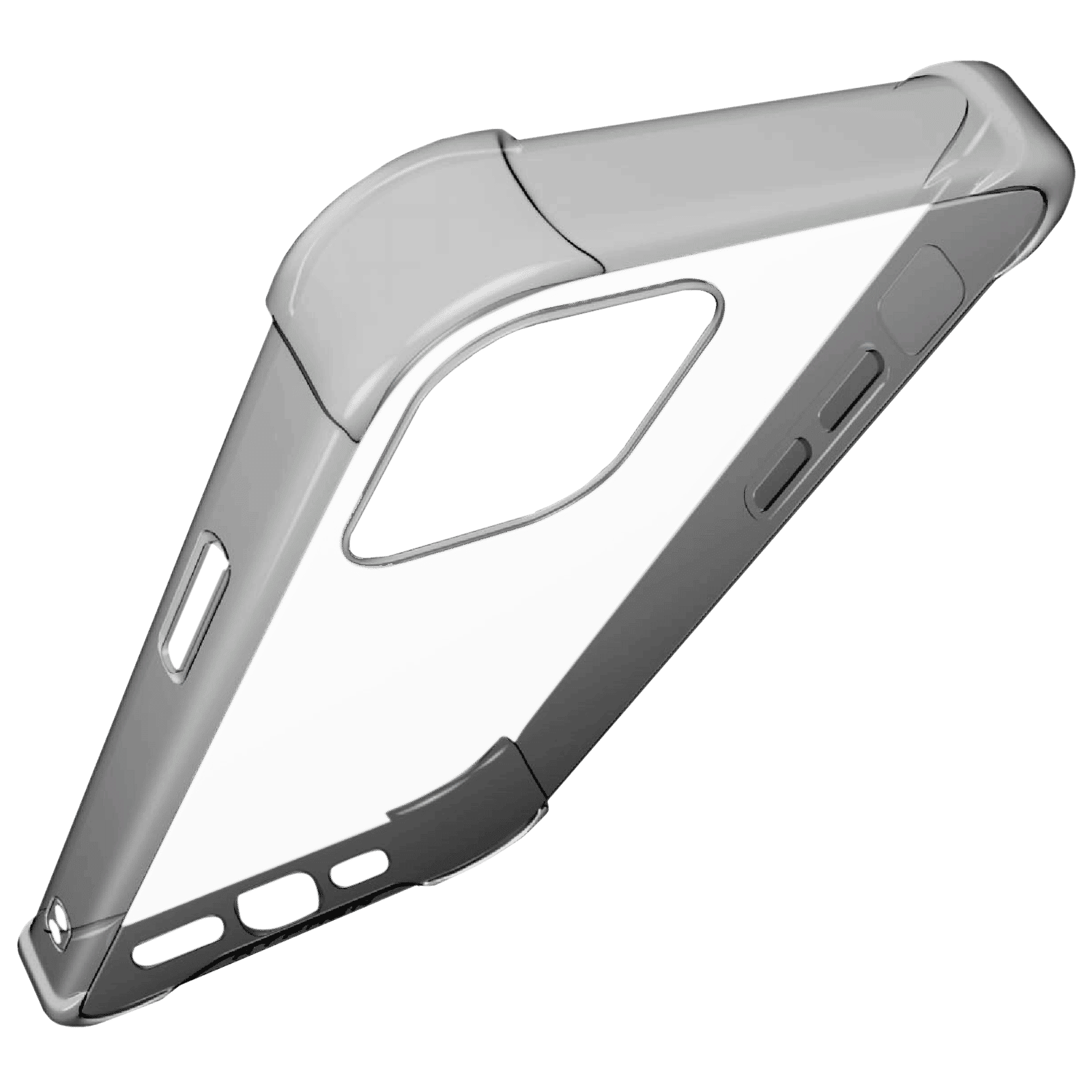 HYPHEN TPU Back Cover for Apple iPhone 12, 12 Pro (Supports Wireless Charging, Clear)_6