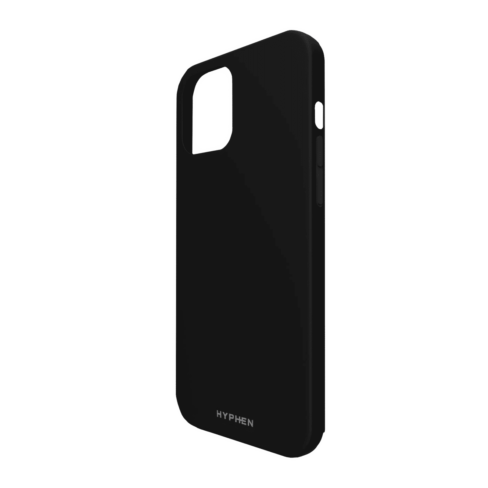Hyphen TINT Soft Polyurethane Silicone Back Cover for Apple iPhone 12, 12 Pro (Supports Wireless Charging, Black)_7