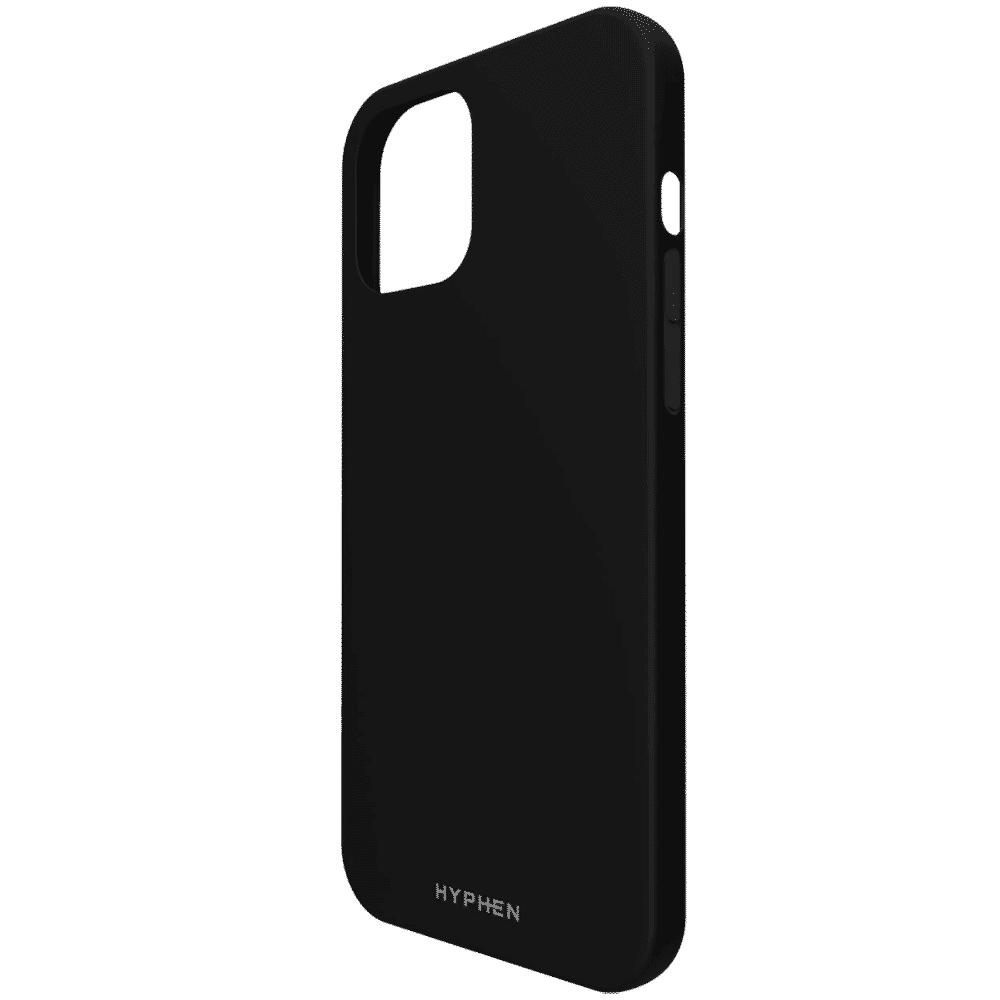 HYPHEN Tint Silicone Back Cover for Apple iPhone 12 Pro Max (Compact and Flexible, Black)_5