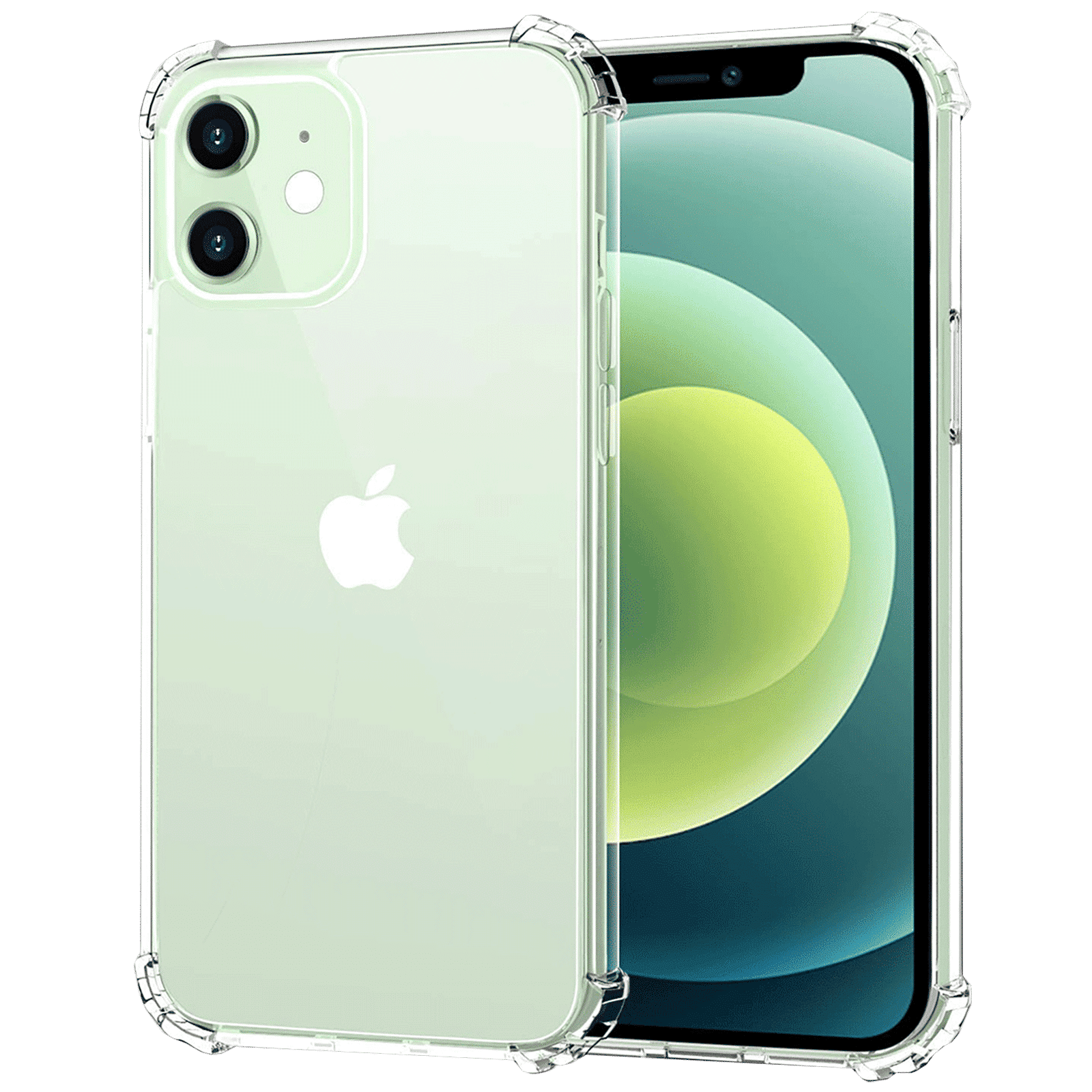 in base Ultra Clear TPU Shell Back Cover for Apple iPhone 12 Mini (Soft and Flexible, Clear)_1