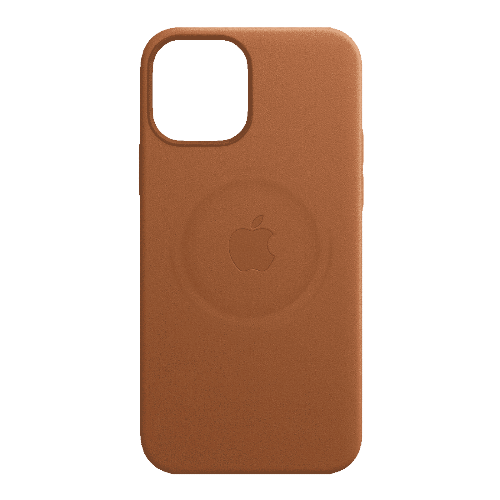 Apple Soft Leather Back Cover for Apple iPhone 12 Pro Max (MagSafe Charging Support, Saddle Brown)_2