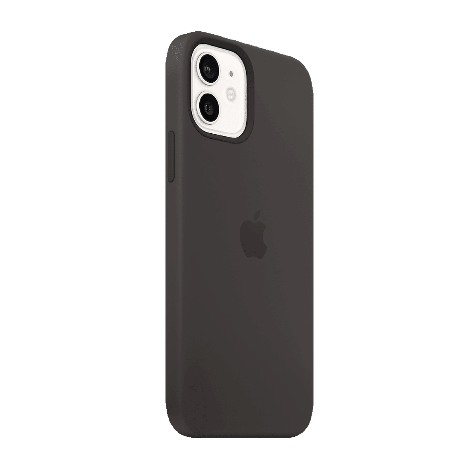 Apple Soft Silicone Back Cover for Apple iPhone 12 Mini (MagSafe Charging Support, Black)_2