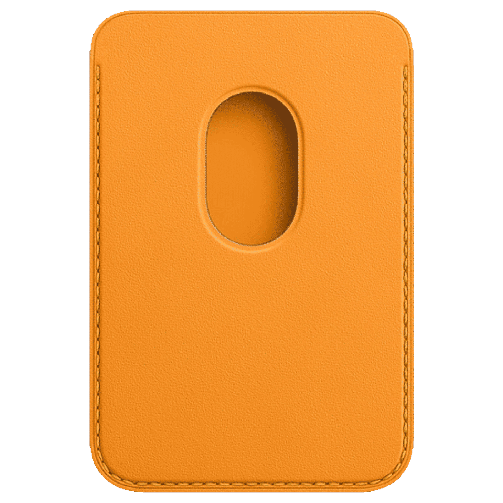 Apple MagSafe Leather Wallet for iPhone 12, 12 Pro Max, 12 Pro, 12 Mini (Strong Built-in Magnets, California Poppy)_2