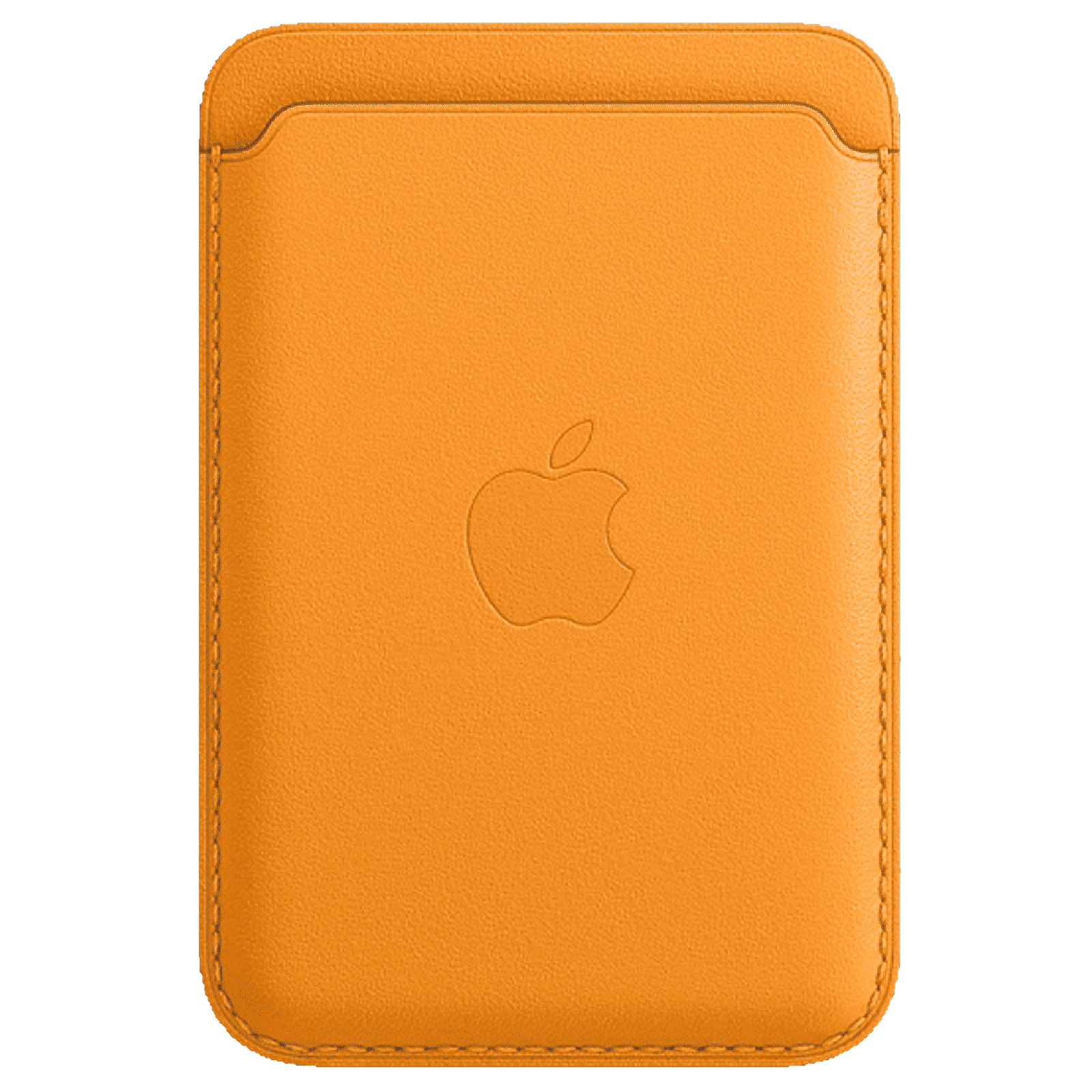 Apple MagSafe Leather Wallet for iPhone 12, 12 Pro Max, 12 Pro, 12 Mini (Strong Built-in Magnets, California Poppy)_4
