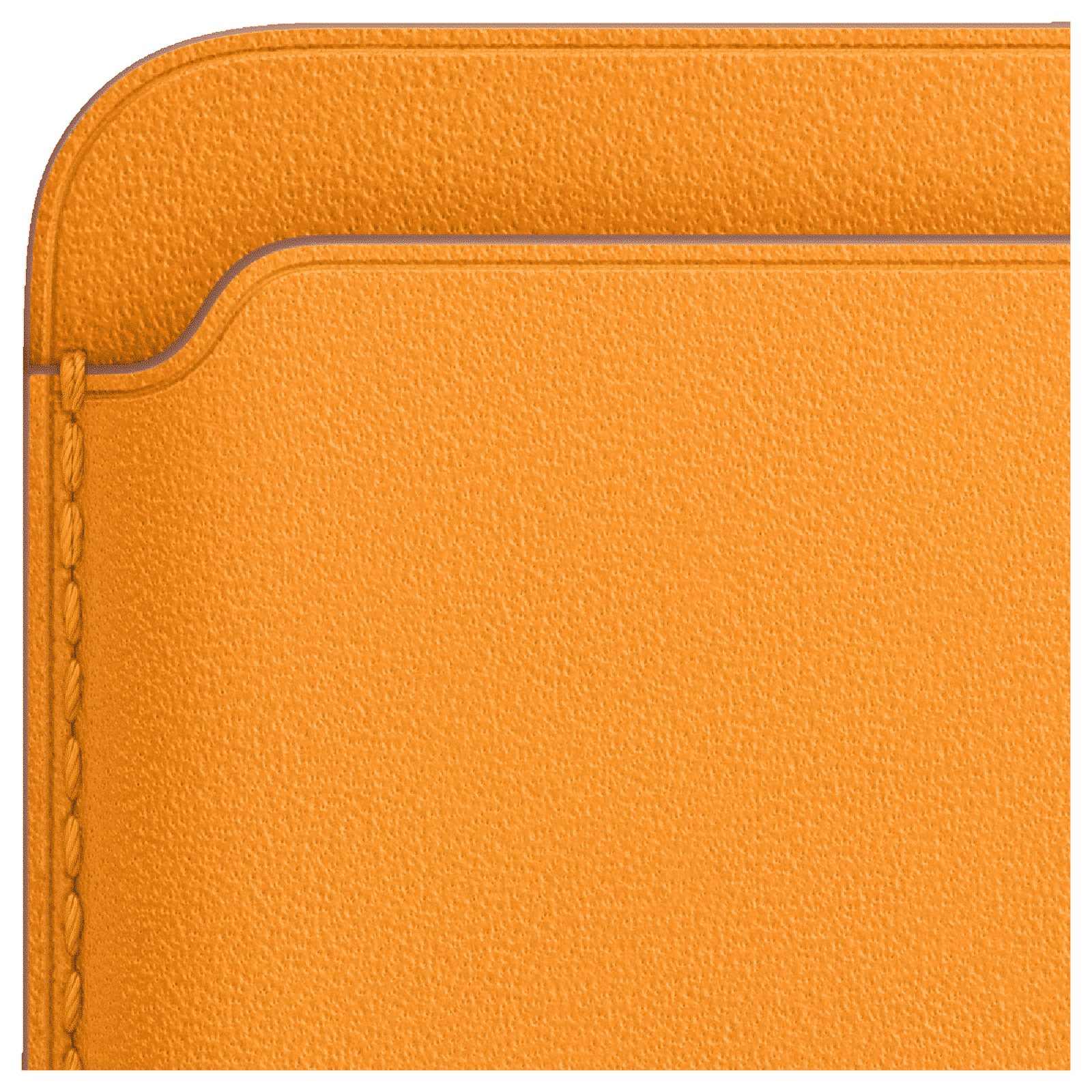 Apple MagSafe Leather Wallet for iPhone 12, 12 Pro Max, 12 Pro, 12 Mini (Strong Built-in Magnets, California Poppy)_5