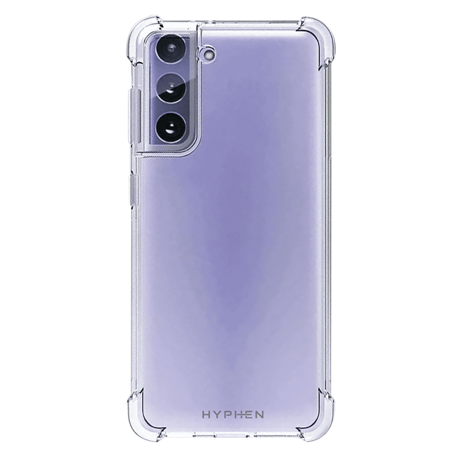 HYPHEN Soft TPU Back Cover for SAMSUNG S21 (Wireless Charging Compatible, Clear)_8