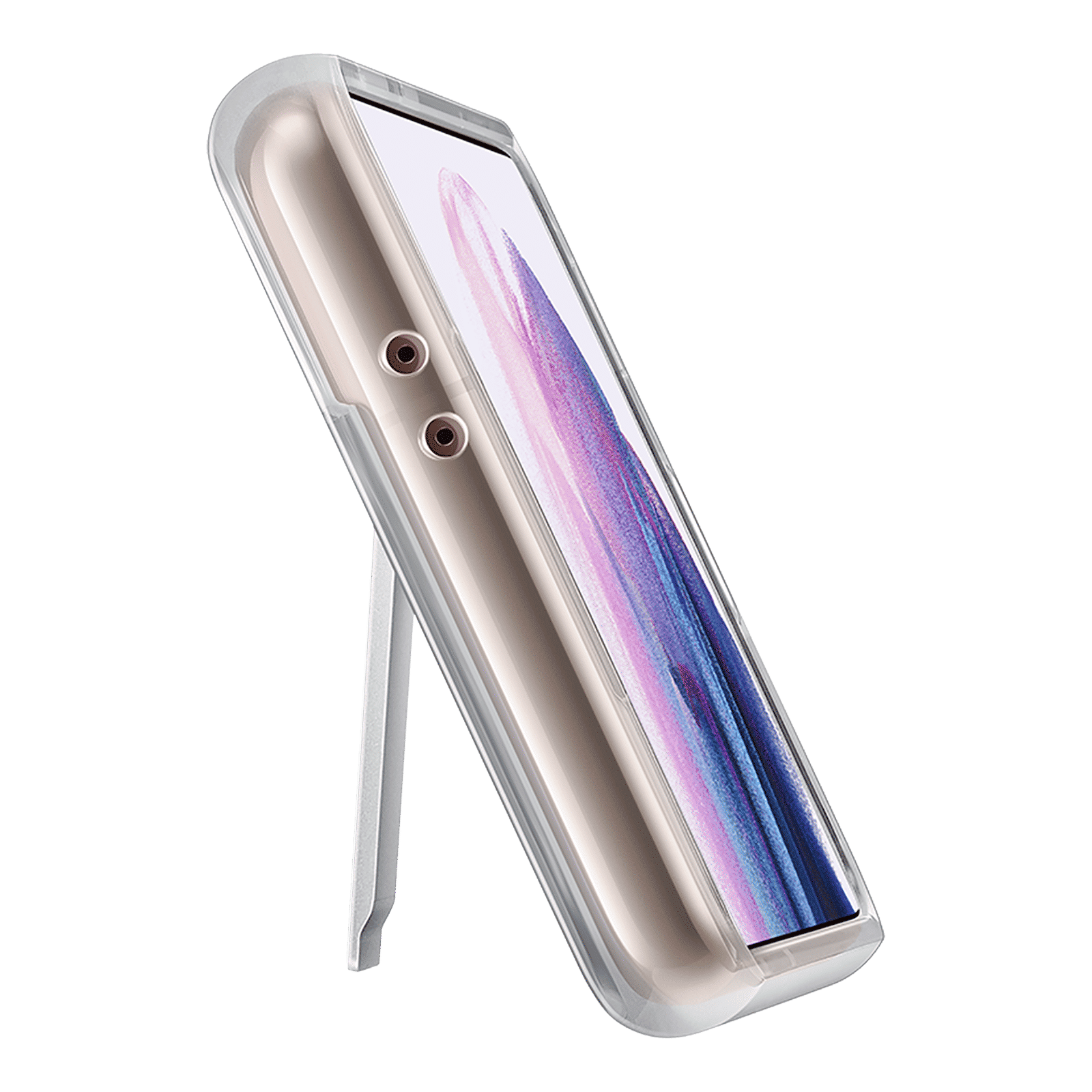 SAMSUNG TPU & Polycarbonate Back Cover for SAMSUNG Galaxy S21 (Adjustable Free Stop Hinge, Transparent) SAMSUNG TPU & Polycarbonate Back Cover for SAMSUNG Galaxy S21 (Adjustable Free Stop Hinge, Transparent)_5