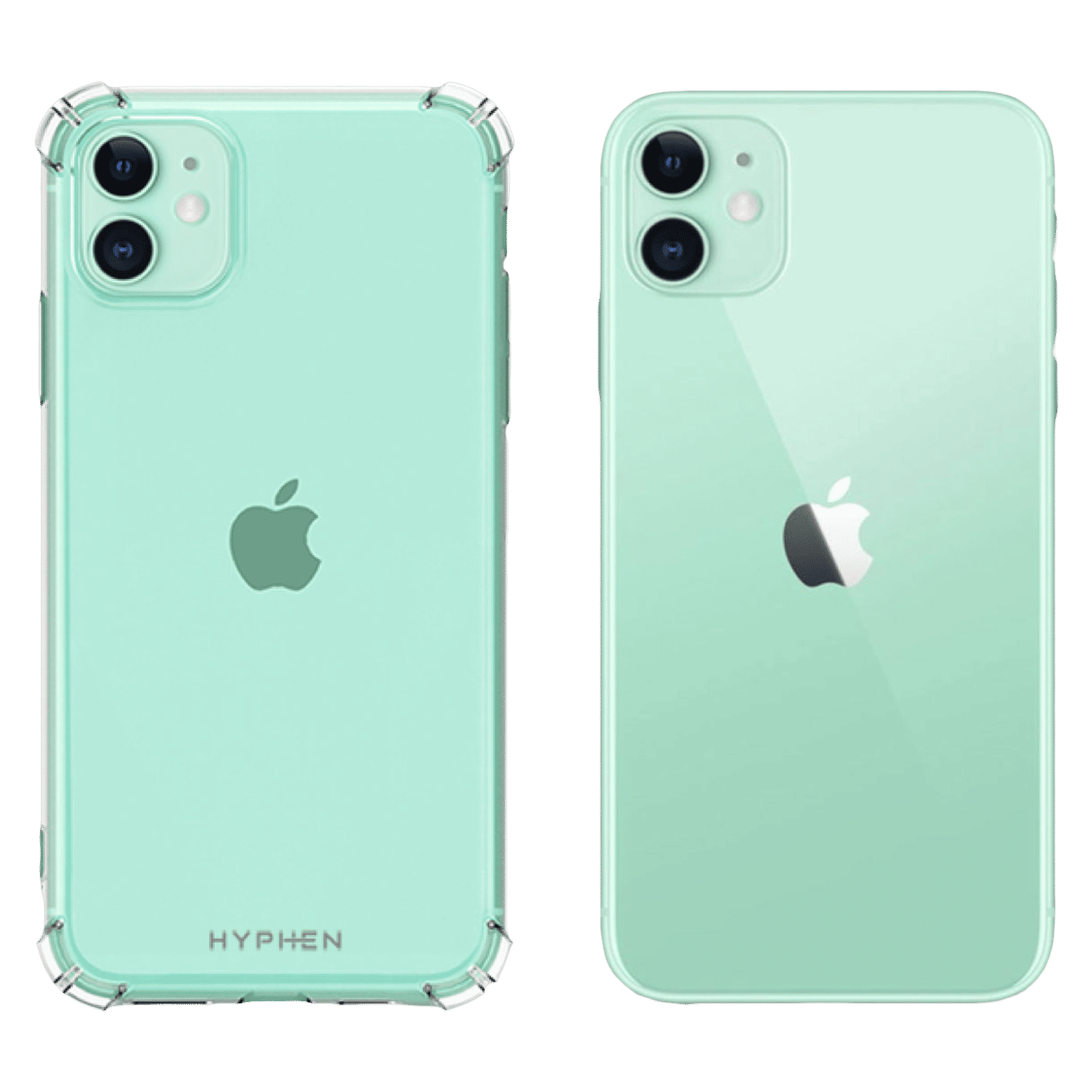 Hyphen DURO Screen Protector & TPU Back Cover Combo for Apple iPhone 11 (Supports Wireless Charging, Clear) Hyphen DURO Screen Protector & TPU Back Cover Combo for Apple iPhone 11 (Supports Wireless Charging, Clear)_3