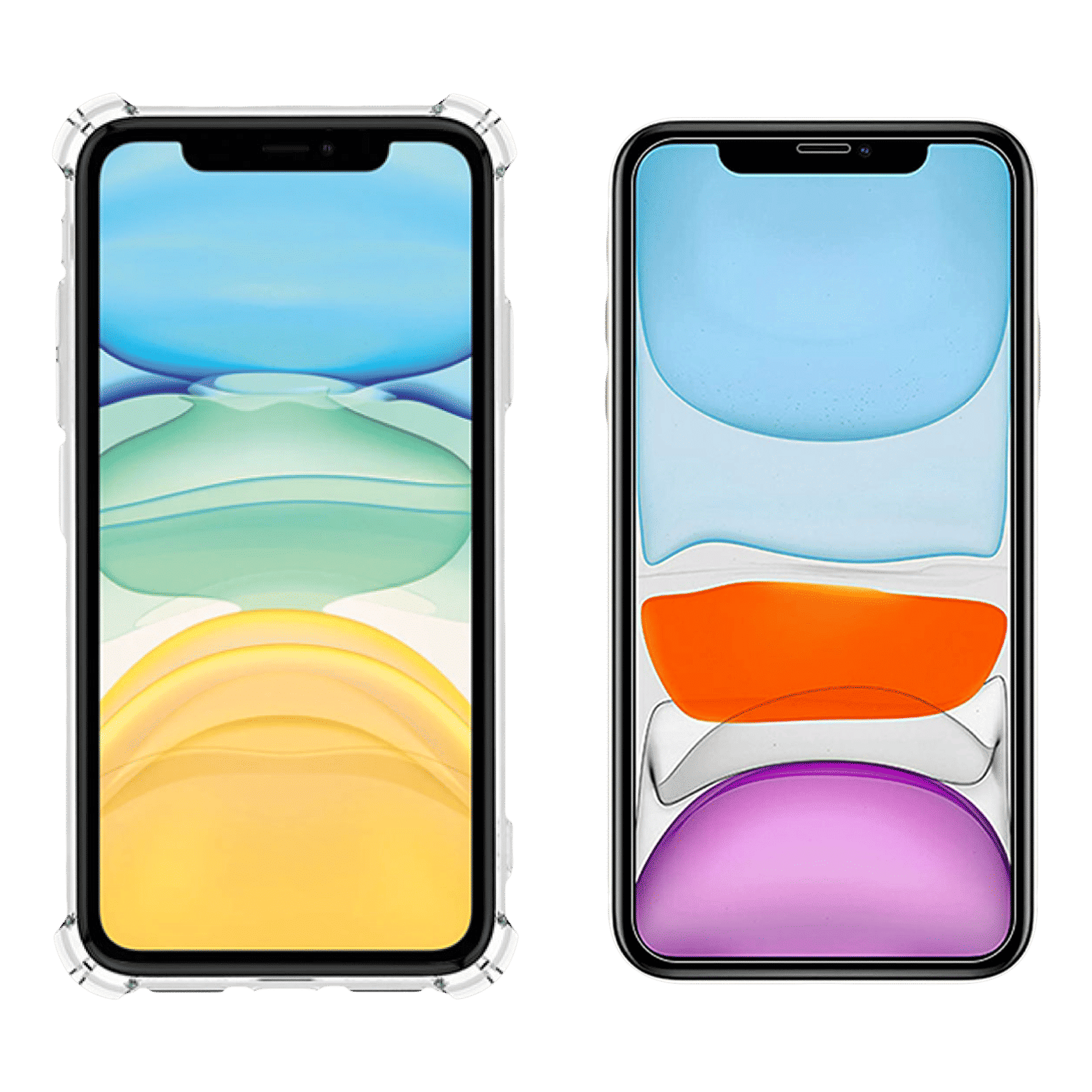 Hyphen DURO Screen Protector & TPU Back Cover Combo for Apple iPhone 11 (Supports Wireless Charging, Clear) Hyphen DURO Screen Protector & TPU Back Cover Combo for Apple iPhone 11 (Supports Wireless Charging, Clear)_4