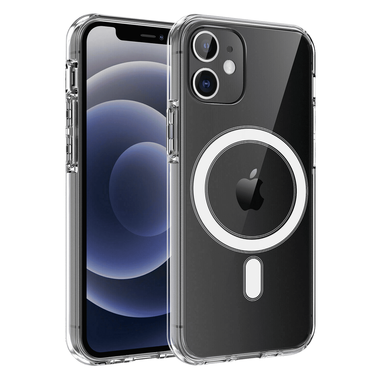 Dr. Vaku Mag Pro Clear Polycarbonate Back Cover for Apple iPhone 12 Mini (Precise Cutouts, Transparent)_1