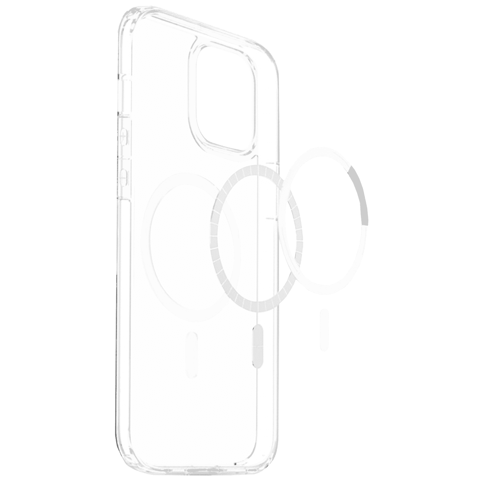 VAKU LUXOS Mag-Pro Polycarbonate Back Cover for Apple iPhone 12, 12 Pro (Supports Wireless Charging, Transparent)_4