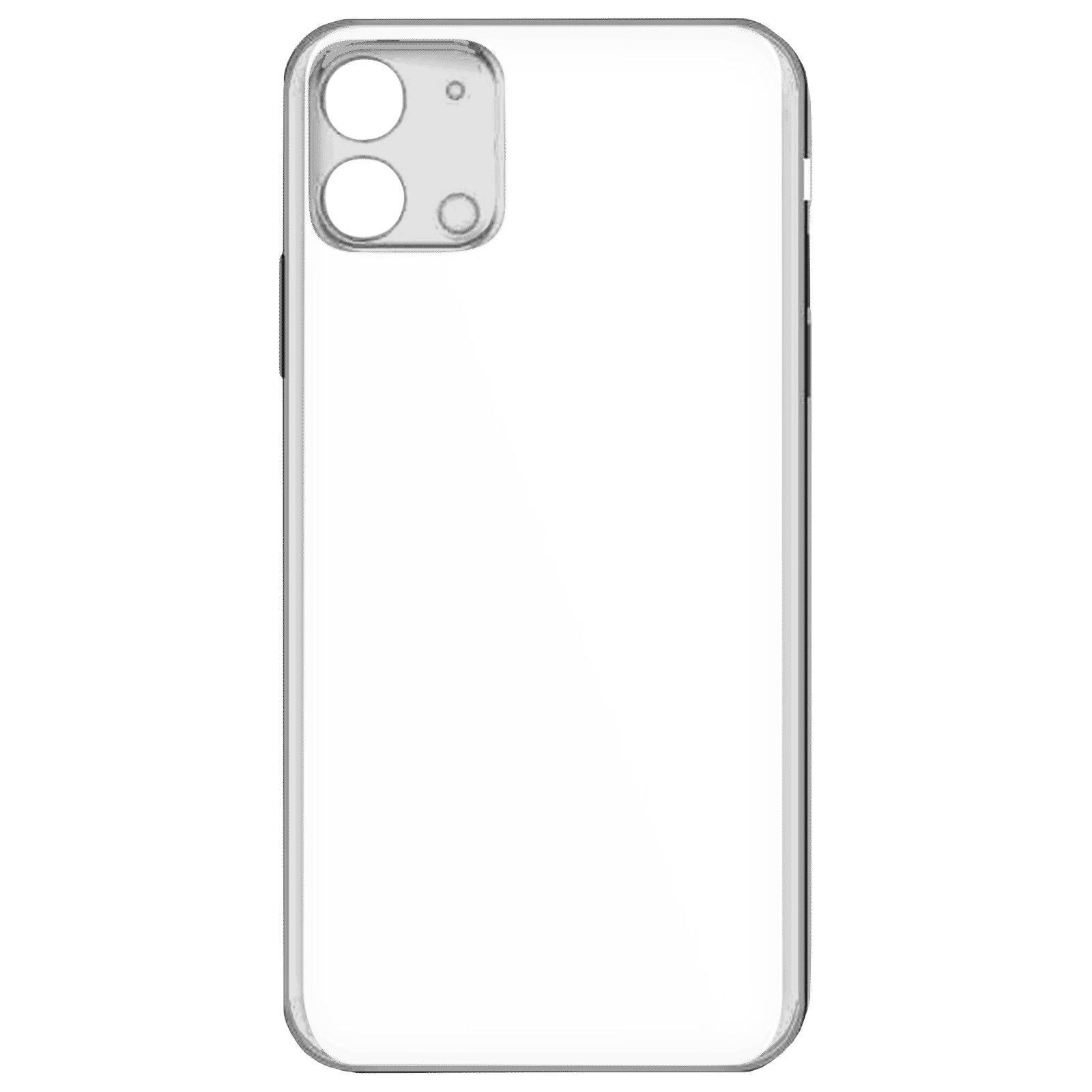 Vaku Silicone Back Cover for Apple iPhone 12 (Scratch Resistant, Clear)_1