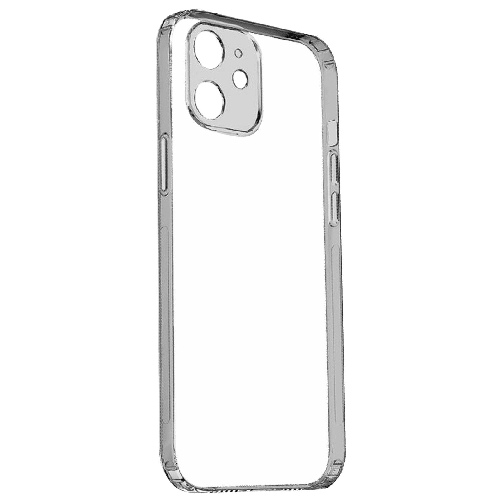 Vaku Silicone Back Cover for Apple iPhone 12, 12 Pro (Scratch Resistant, Clear)_1