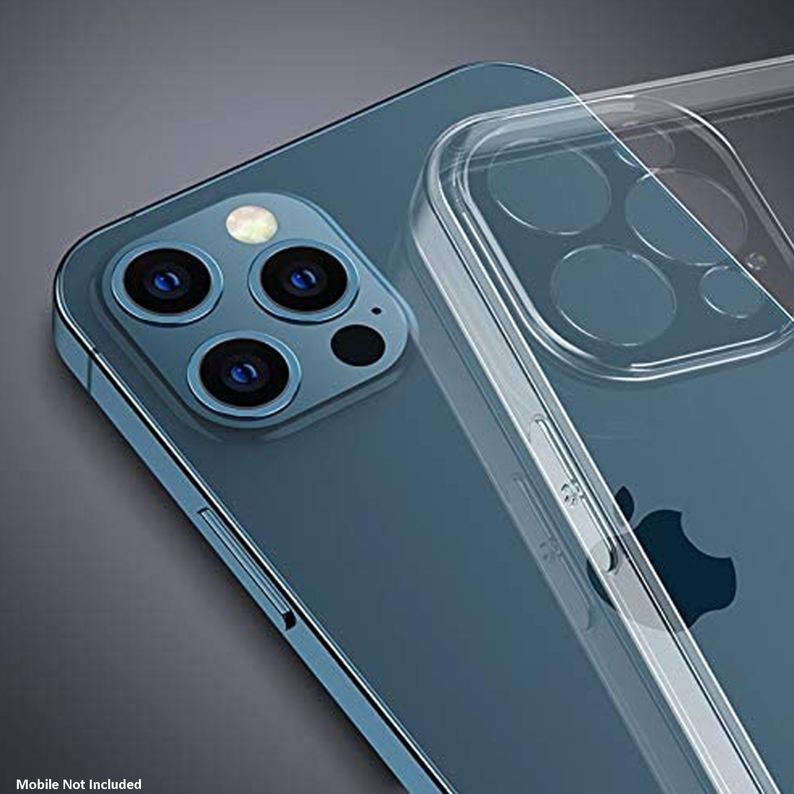 Vaku Silicone Back Cover for Apple iPhone 12, 12 Pro (Scratch Resistant, Clear)_4