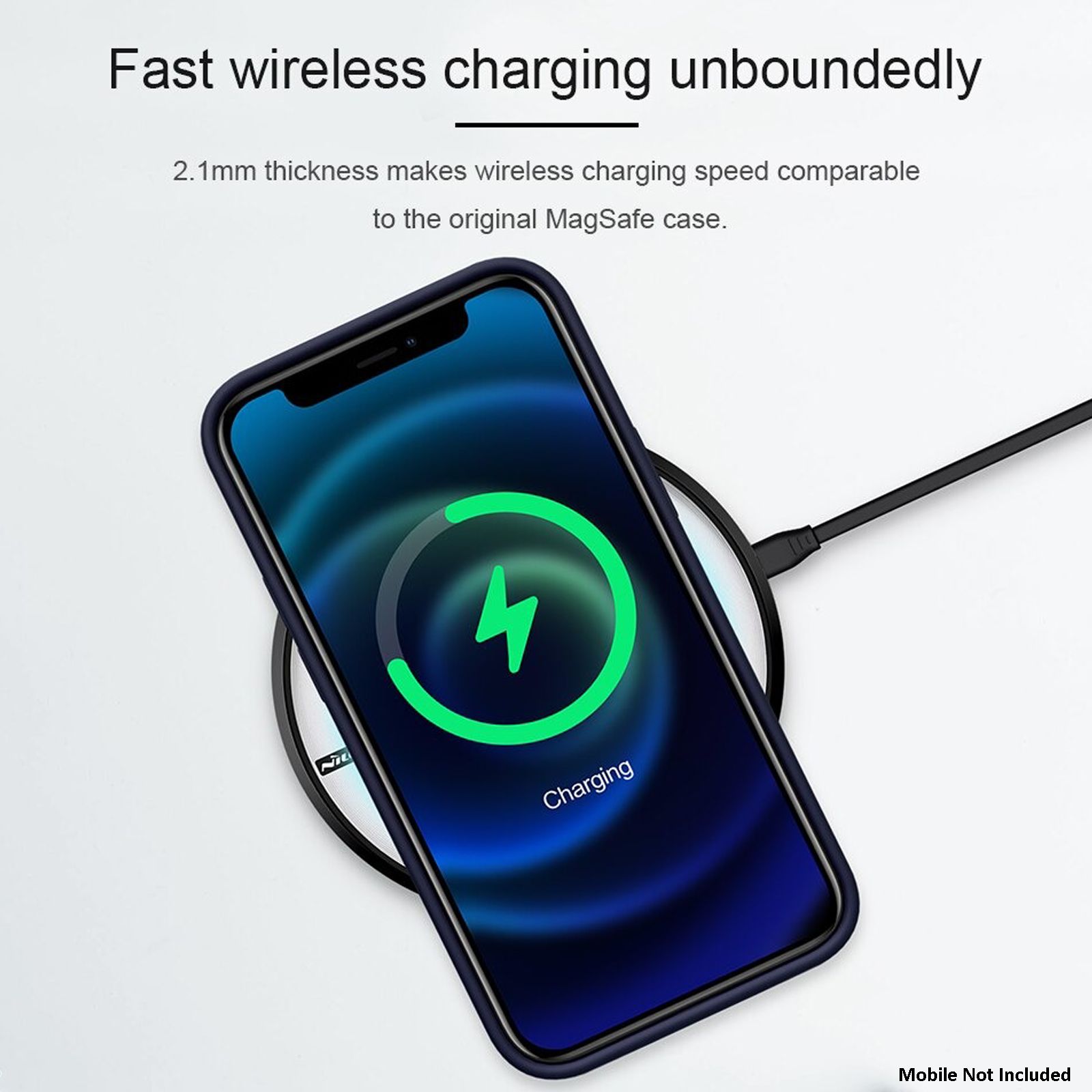 Vaku Soft Silicone & Microfiber Back Cover for Apple iPhone 12, 12 Pro (Supports Wireless Charging, Black)_6