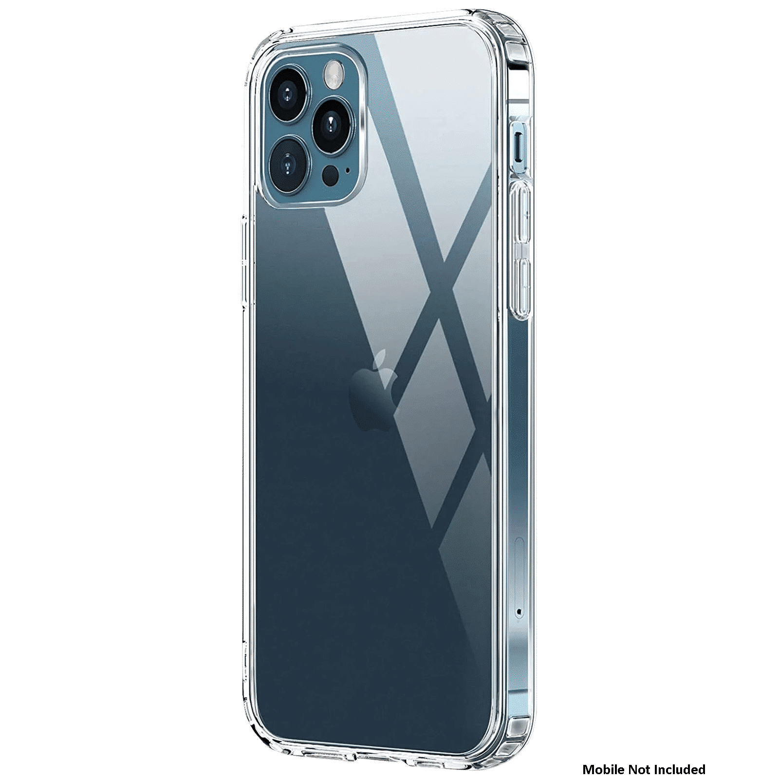 Dr. Vaku Glassy TPU Back Cover for Apple iPhone 12, 12 Pro (Ultra Lightweight, Clear)_3