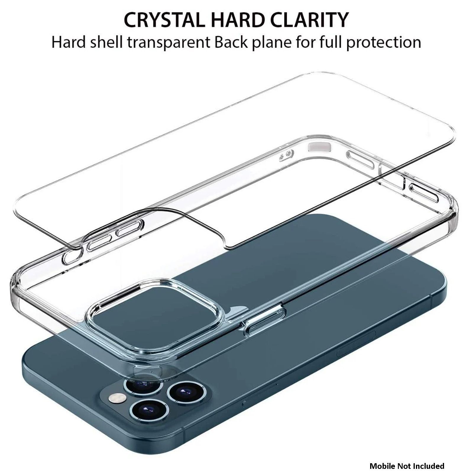 Dr. Vaku Glassy TPU Back Cover for Apple iPhone 12, 12 Pro (Ultra Lightweight, Clear)_5