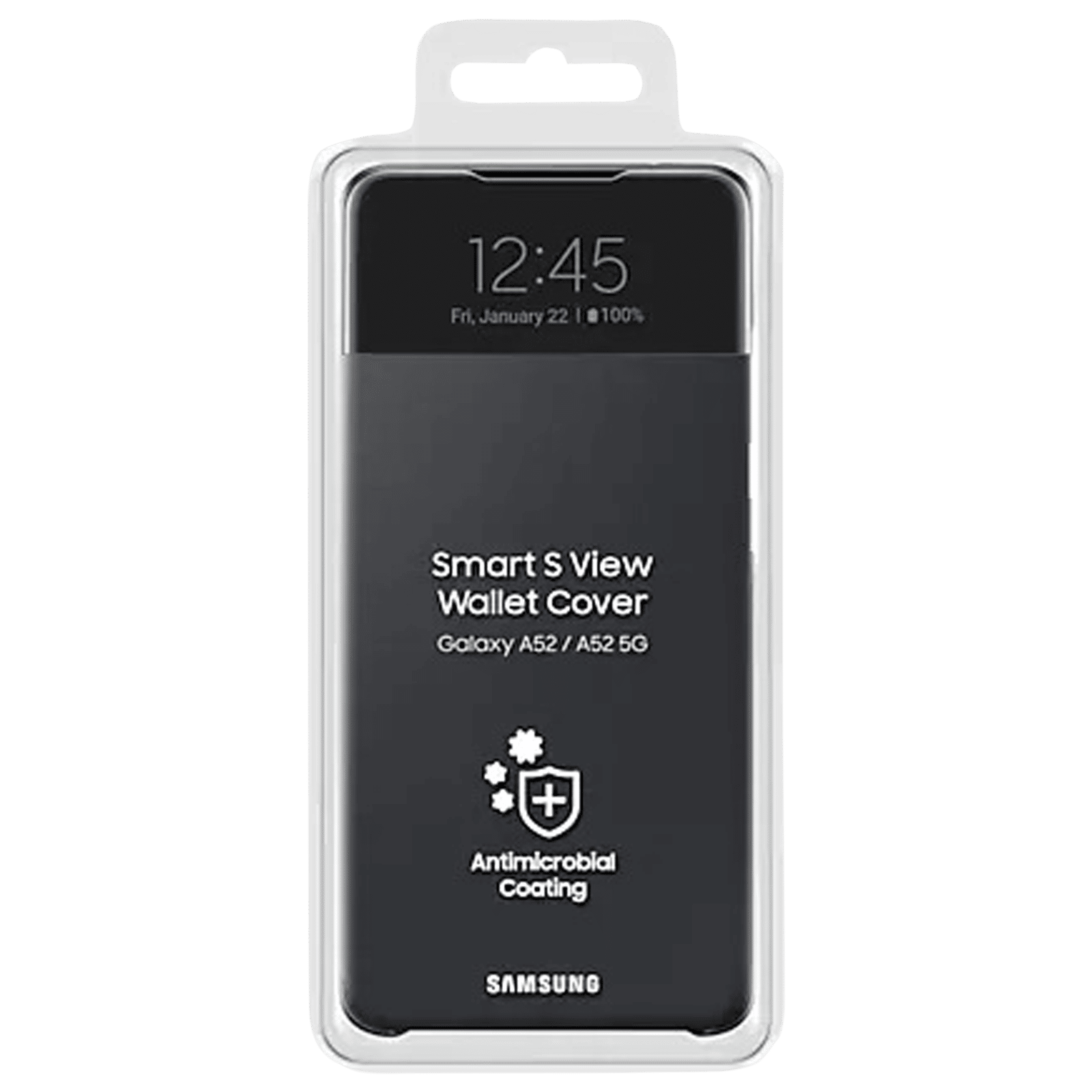 SAMSUNG Smart S View TPU Flip Cover for SAMSUNG Galaxy A52 (Anti-Microbial, Black) SAMSUNG Smart S View TPU Flip Cover for SAMSUNG Galaxy A52 (Anti-Microbial, Black)_7