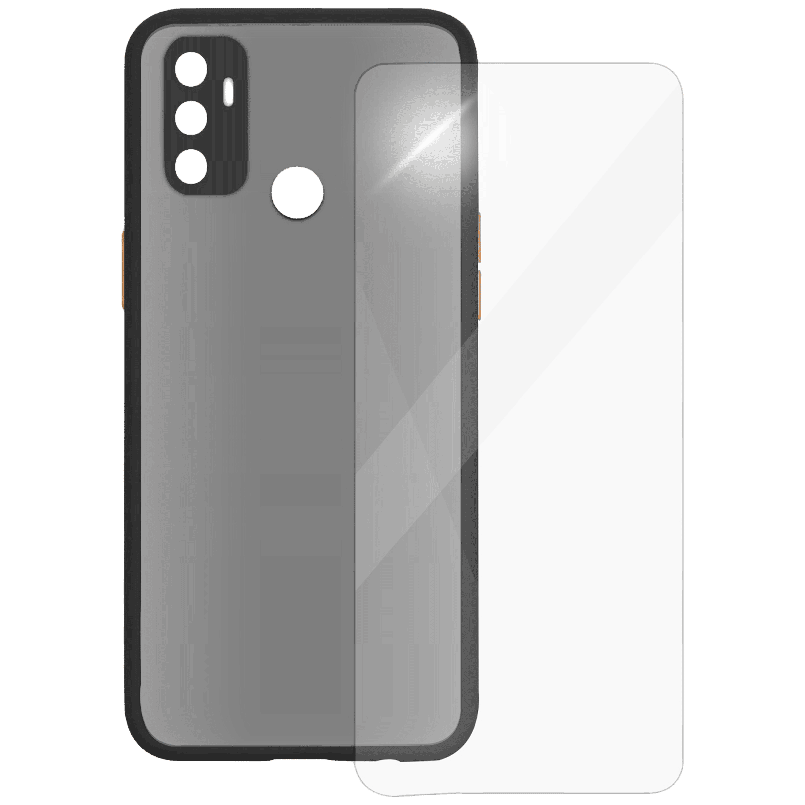 ARROW Camera Duplex Back Case and Screen Protector Bundle For Oppo A53 (Ultra Transparent Visibility)_1