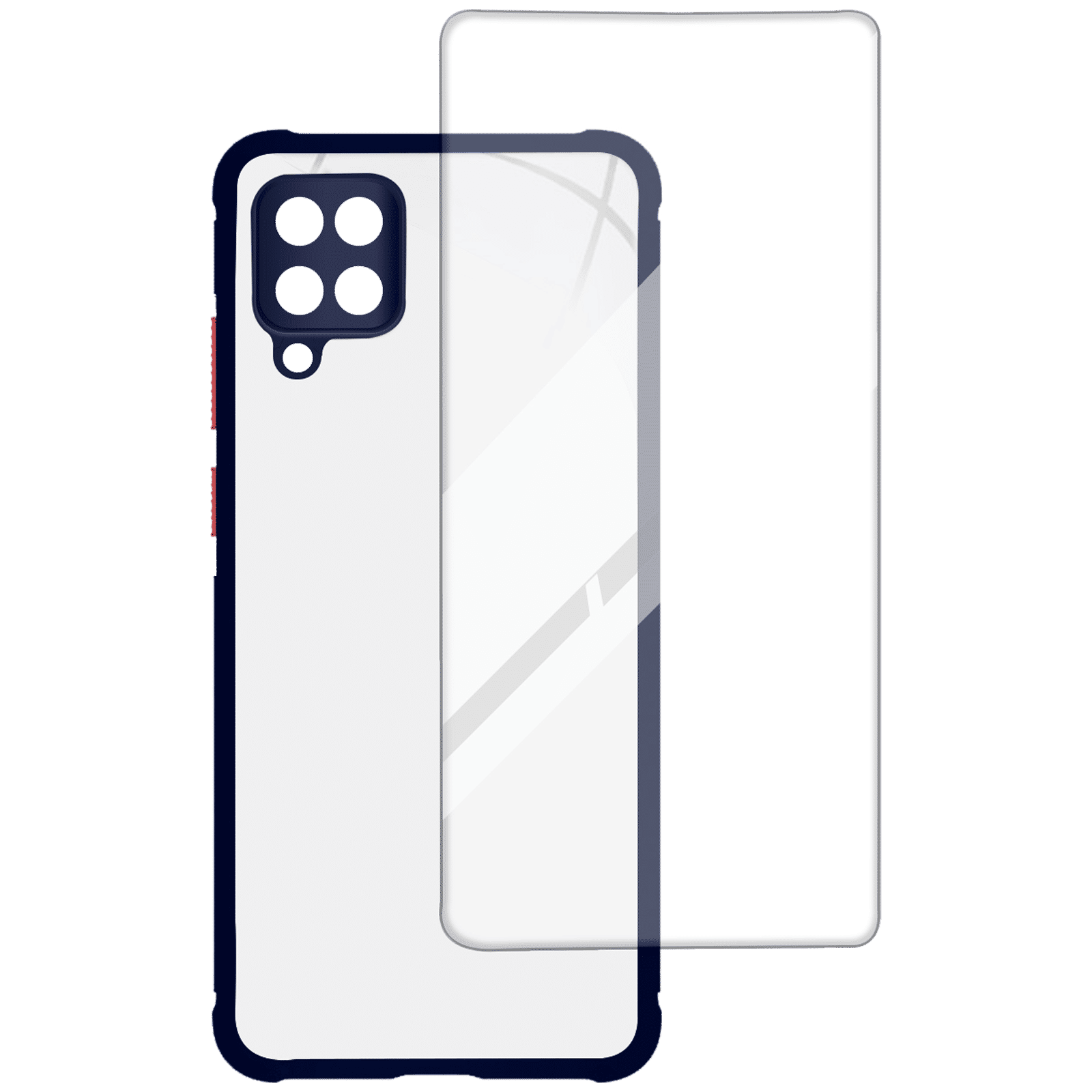 ARROW Hybrid Back Case and Screen Protector Bundle For Samsung Galaxy A12 (Ultra Transparent Visibility)_2