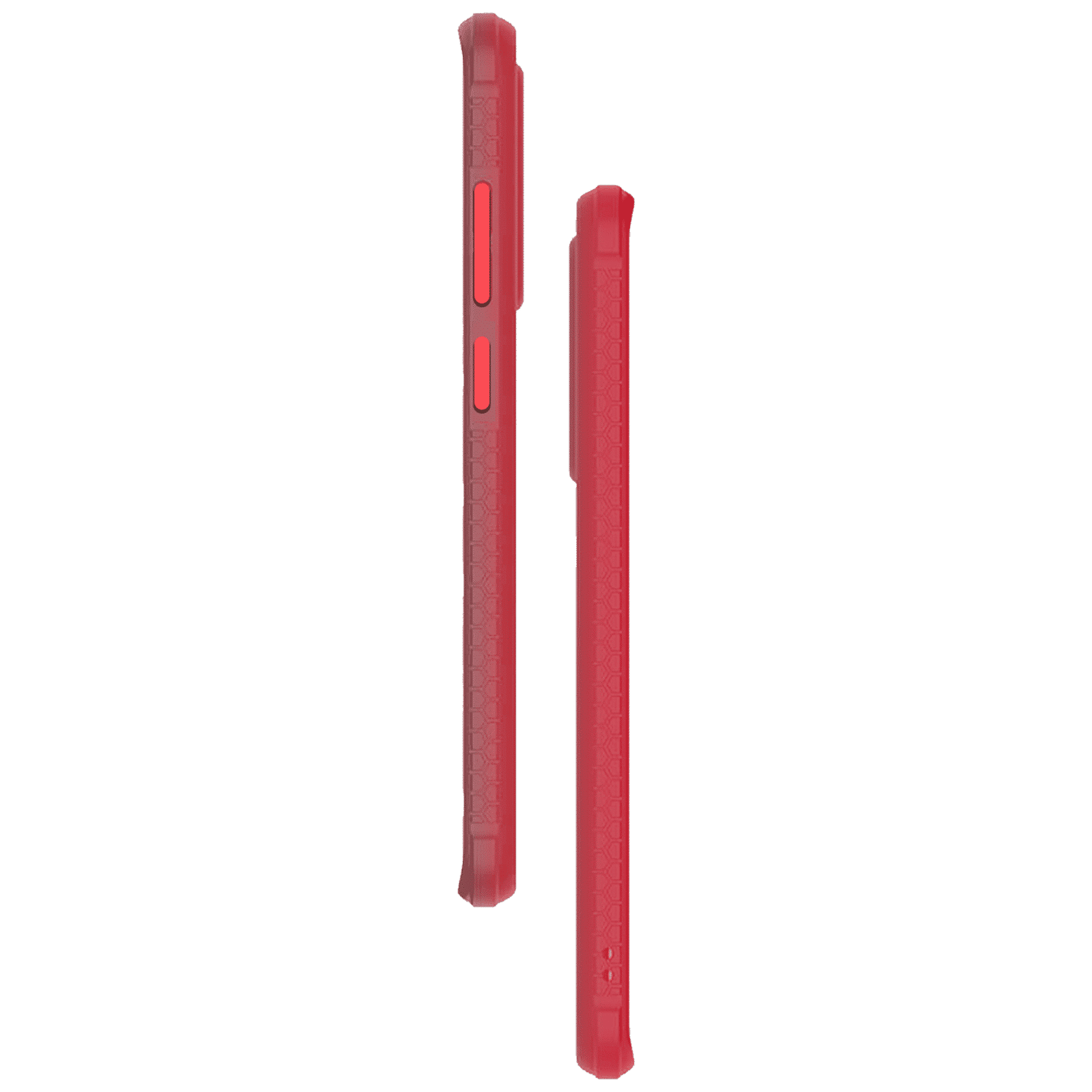 ARROW Hybrid Screen Protector & Polycarbonate Back Cover Combo for SAMSUNG Galaxy A12 (Scratch Protection, Red)_3