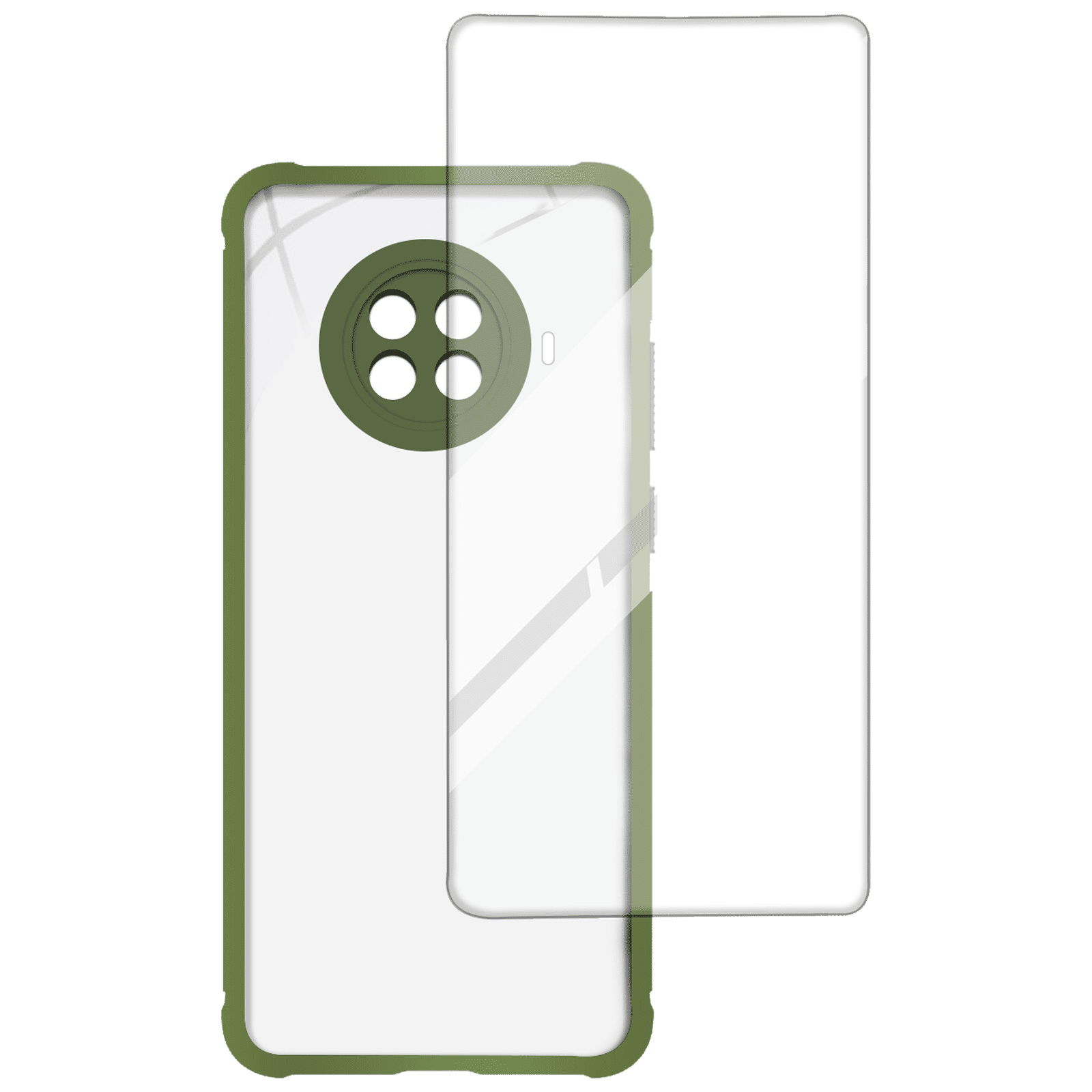 ARROW Hybrid Screen Protector & Polycarbonate Back Cover Combo for Xiaomi Mi 10i (Scratch Protection, Light Green) ARROW Hybrid Screen Protector & Polycarbonate Back Cover Combo for Xiaomi Mi 10i (Scratch Protection, Light Green)_2