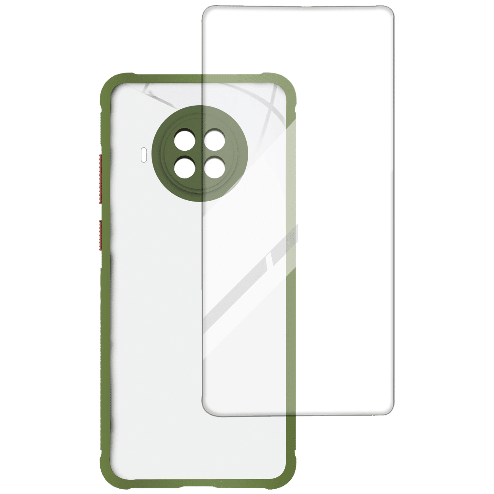 ARROW Hybrid Screen Protector & Polycarbonate Back Cover Combo for Xiaomi Mi 10i (Scratch Protection, Light Green) ARROW Hybrid Screen Protector & Polycarbonate Back Cover Combo for Xiaomi Mi 10i (Scratch Protection, Light Green)_1
