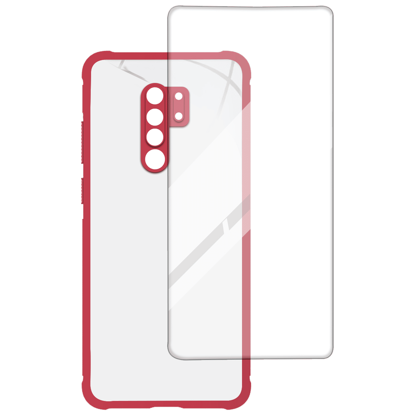 ARROW Hybrid Back Case and Screen Protector Bundle For Redmi 9 Prime (Ultra Transparent Visibility)_1