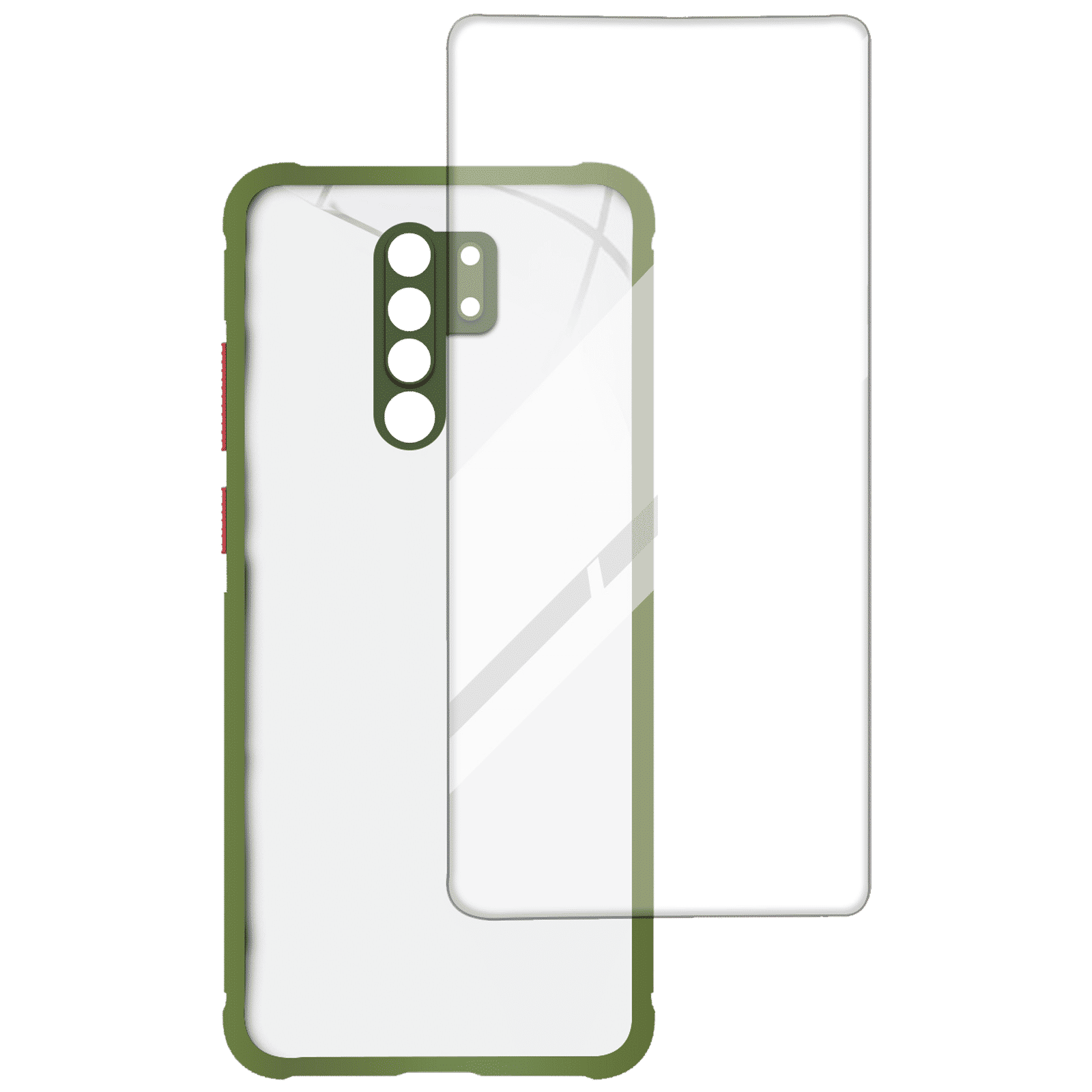 ARROW Hybrid Screen Protector & Polycarbonate Back Cover Combo for Xiaomi Redmi 9 Prime (Anti Scratch Design, Light Green) ARROW Hybrid Screen Protector & Polycarbonate Back Cover Combo for Xiaomi Redmi 9 Prime (Anti Scratch Design, Light Green)_1