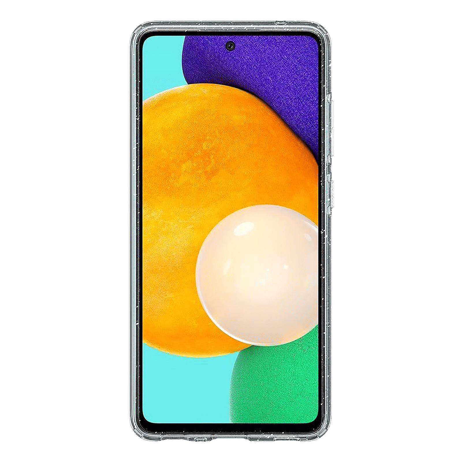 spigen Liquid Crystal Glitter TPU Back Cover for SAMSUNG Galaxy A52, A52 5G, A52s 5G (Air Cushion Technology, Crystal Quartz)_4