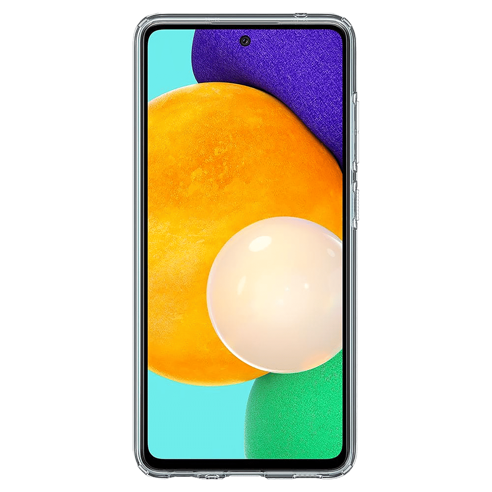 spigen Liquid Crystal TPU Back Cover for SAMSUNG Galaxy A52, A52 5G, A52s 5G (Watermark Free, Crystal Clear)_3