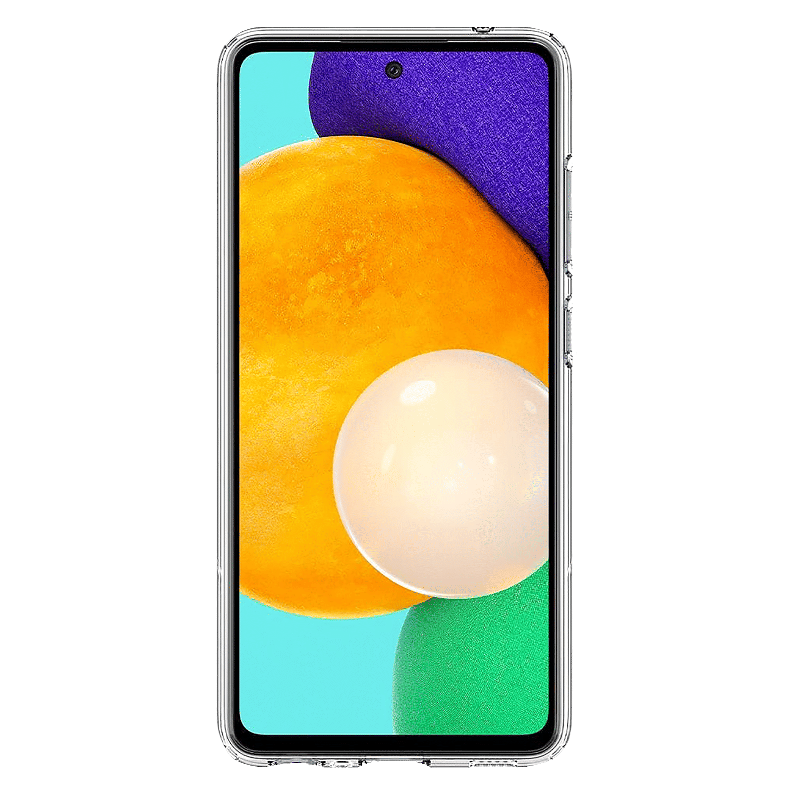 spigen Slim Armor Essential S TPU & PC Back Case For Galaxy A52/Galaxy A52 5G (Air Cushion Technology, ACS02523, Crystal Clear)_3