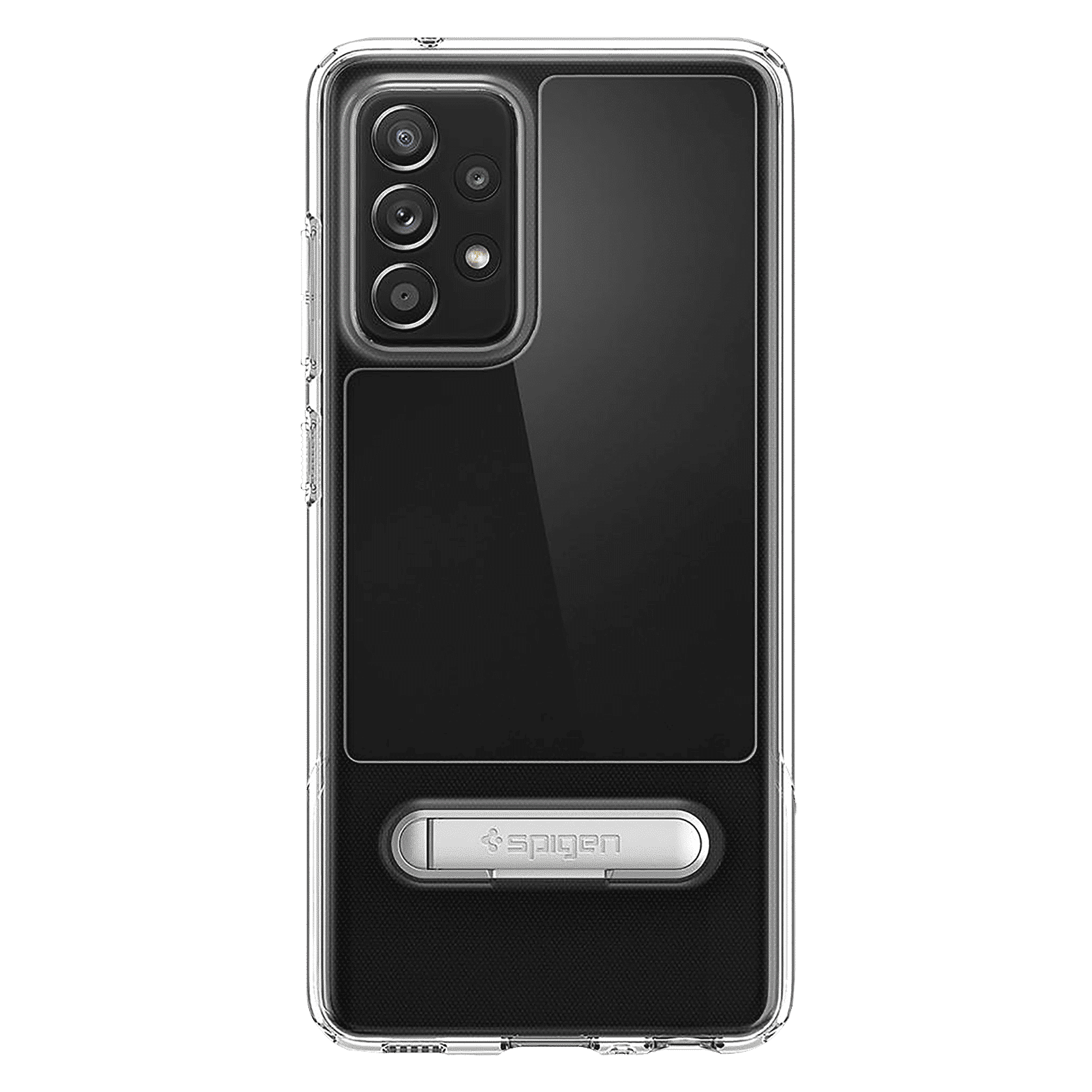 spigen Slim Armor Essential S TPU & PC Back Case For Galaxy A52/Galaxy A52 5G (Air Cushion Technology, ACS02523, Crystal Clear)_4