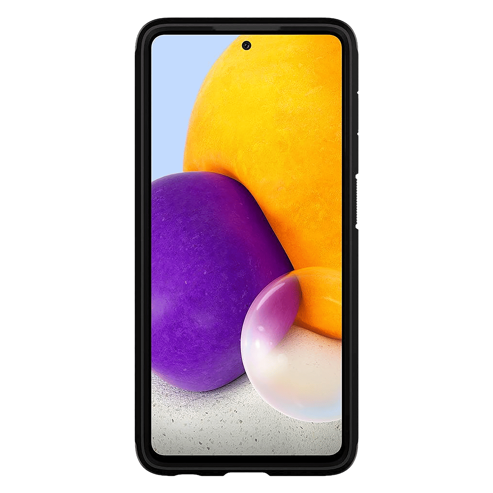 spigen Tough Armor TPU & Polycarbonate Back Case with Stand for SAMSUNG Galaxy A72 (Wireless Charging Compatible, Metal Slate) spigen Tough Armor TPU & Polycarbonate Back Case with Stand for SAMSUNG Galaxy A72 (Wireless Charging Compatible, Metal Slate)_3