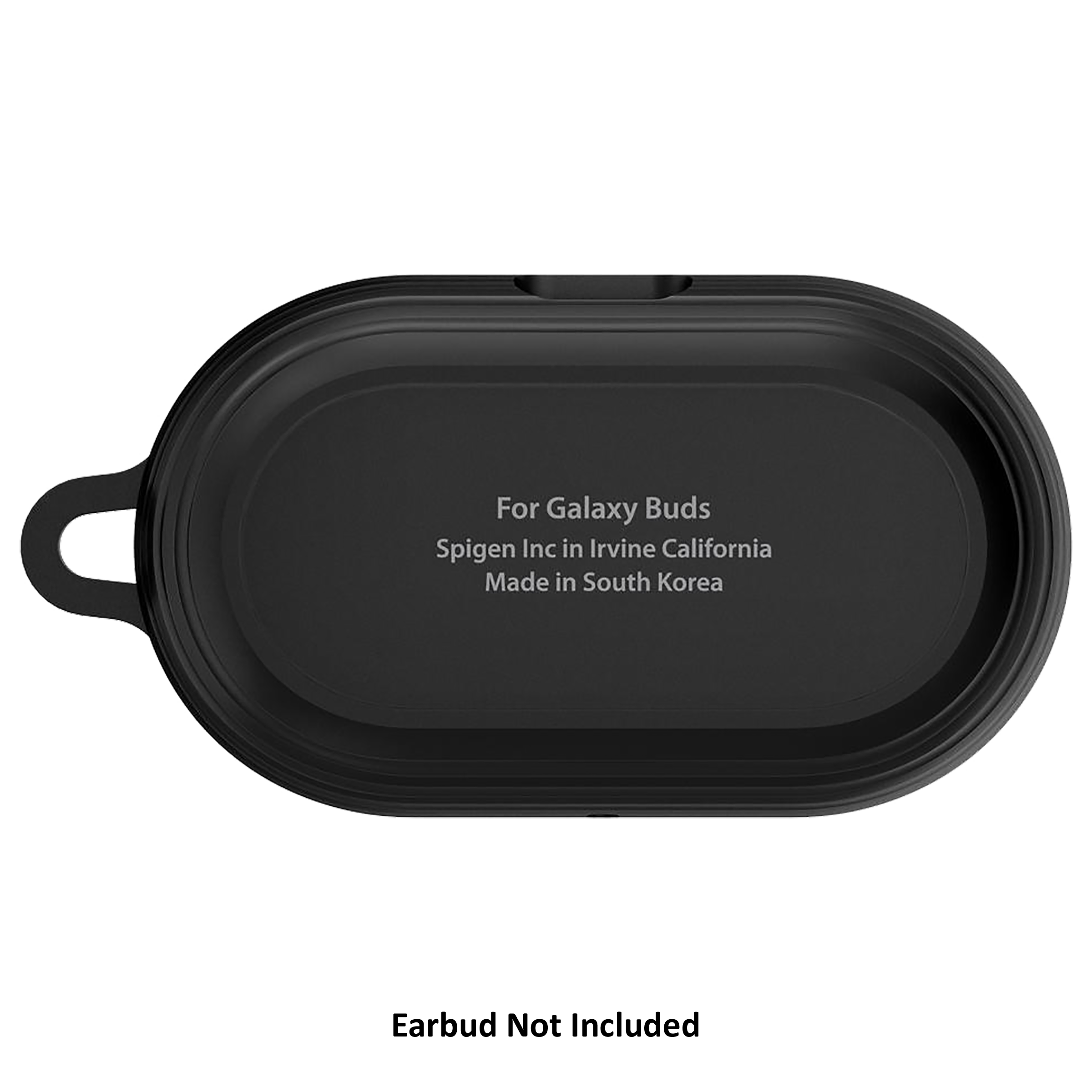 spigen Liquid Air Silicone Full Cover Case For Galaxy Buds+/Galaxy Buds (Precise Cutouts, ASD00260, Black)_3