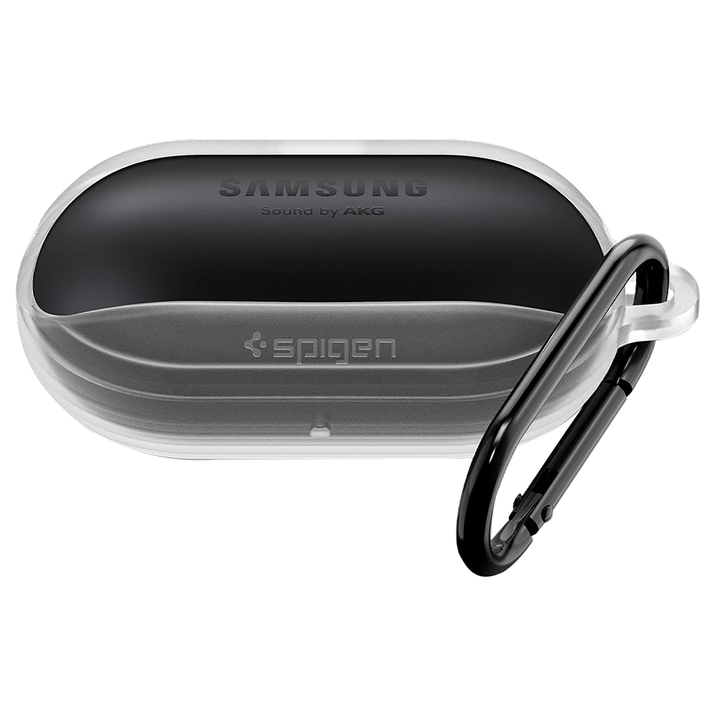 spigen Liquid Air Silicone Full Cover Case For Galaxy Buds+/Galaxy Buds (Soft Texture, ASD01176, Frost Clear)_1