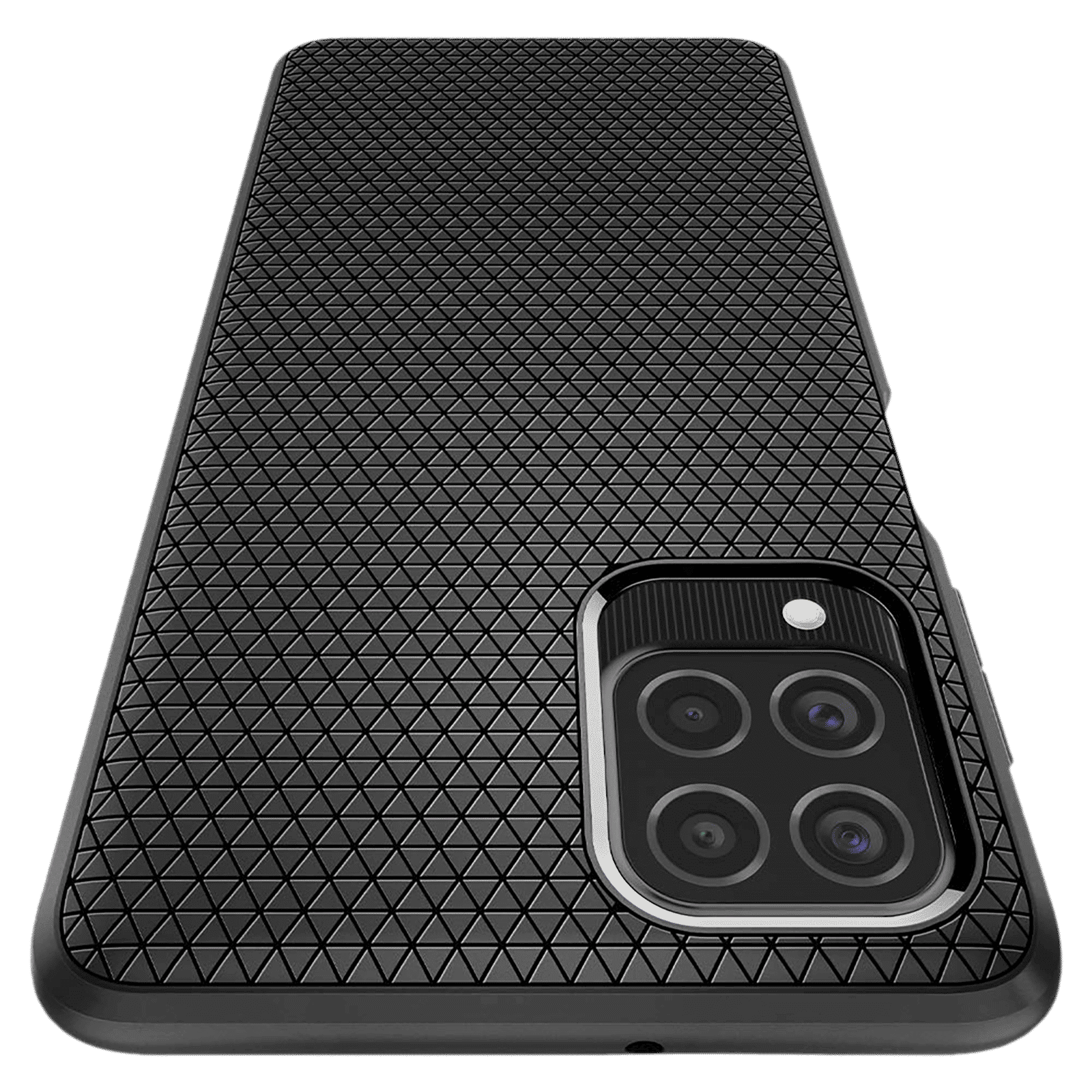 spigen Liquid Air TPU Back Cover for SAMSUNG Galaxy M62, F62 (Air Cushion Technology, Matte Black)_8