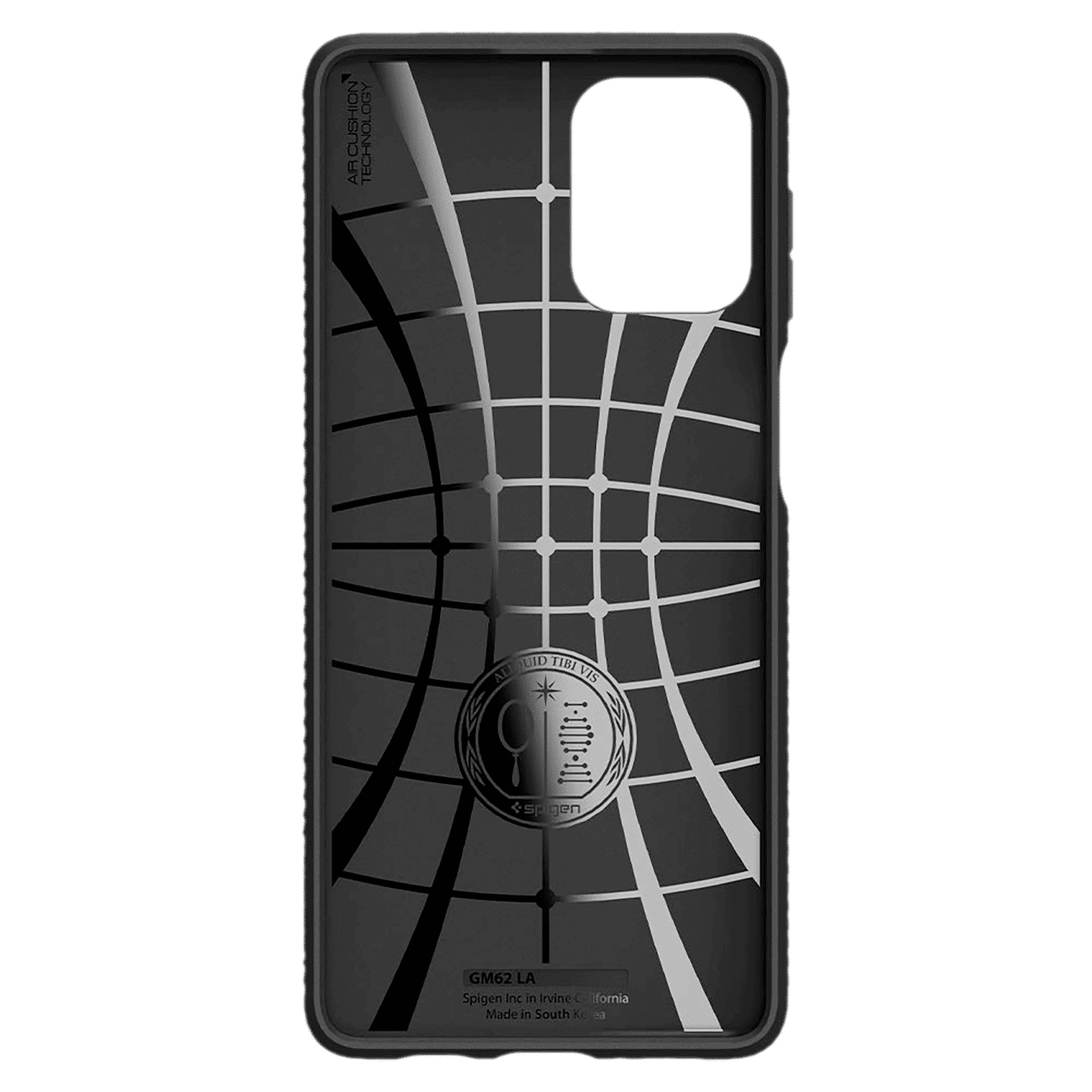 spigen Liquid Air TPU Back Cover for SAMSUNG Galaxy M62, F62 (Air Cushion Technology, Matte Black)_5