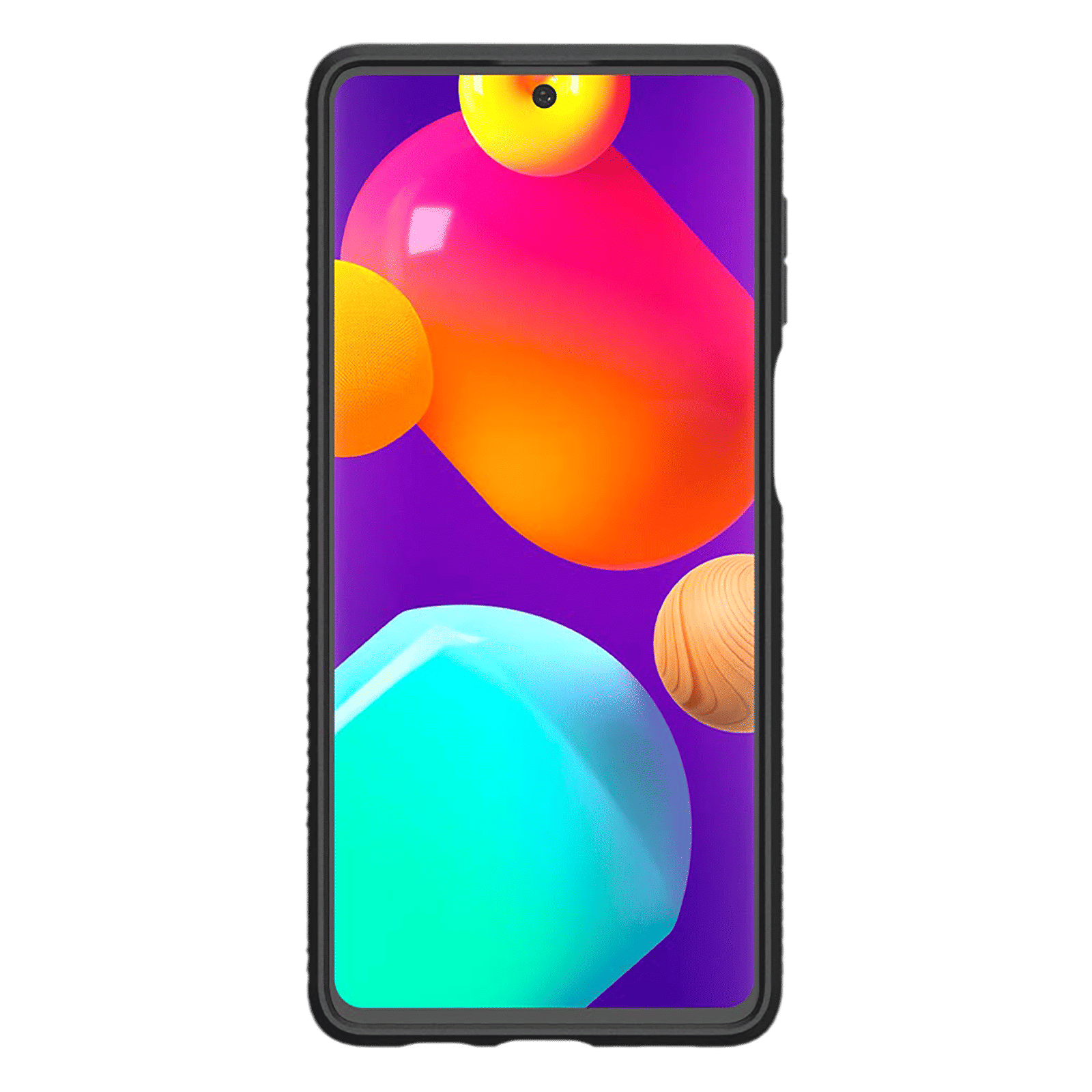 spigen Liquid Air TPU Back Cover for SAMSUNG Galaxy M62, F62 (Air Cushion Technology, Matte Black)_6