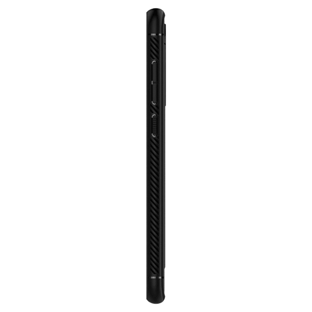 spigen Rugged Armor TPU Back Case For Redmi Note 9 (Air Cushion Technology, ACS01192, Matte Black)_7